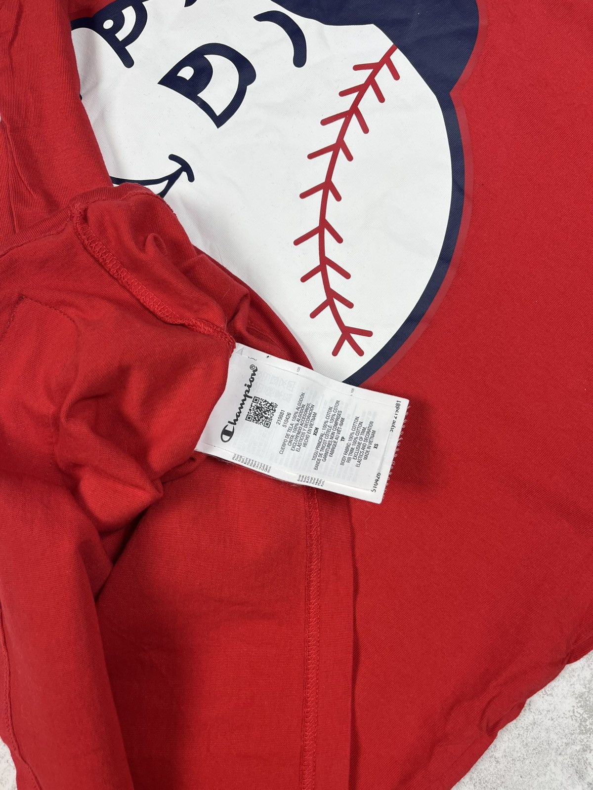 Champion Champion MLB NY Mets Mr. Met Mascot Graphic Red Tee Size US XS / EU 42 / 0 - 7 Thumbnail
