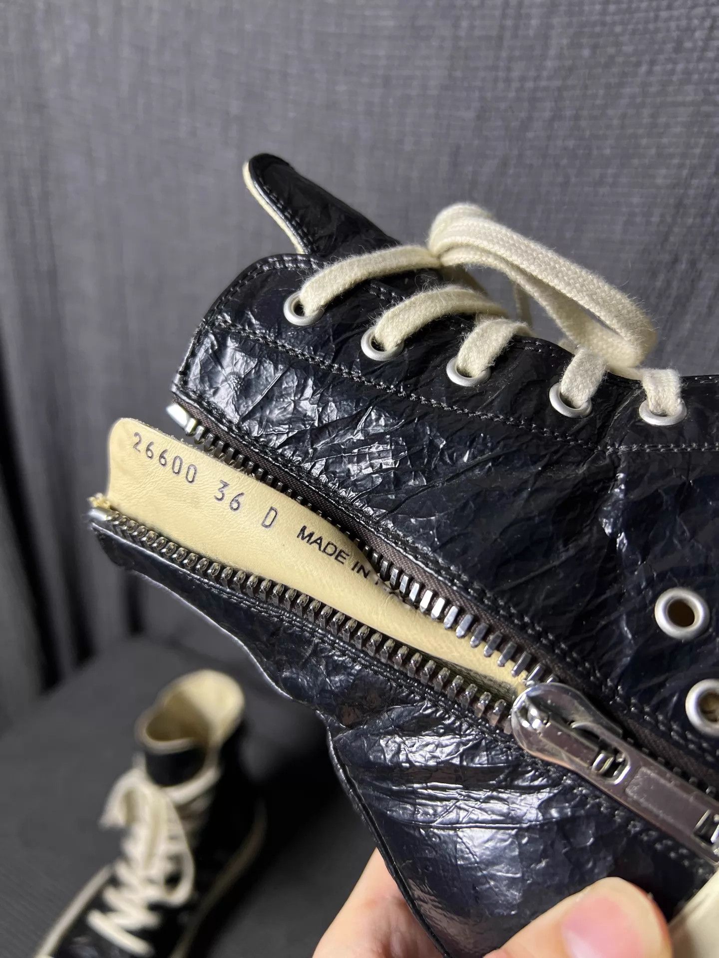 Rick Owens Rick Owens 25ss Tin-Paper Porous Big Converse 36-37 Size US 5.5 / IT 35.5 - 8 Thumbnail