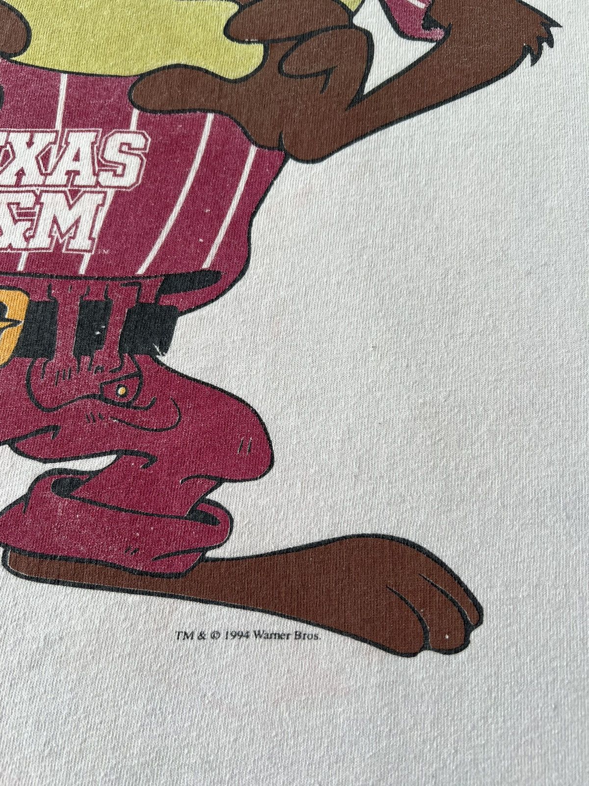 Cartoon Network Vintage 1994 Taz Tazmanian Devil Texas A&M Looney Tunes Size US XL / EU 56 / 4 - 7 Thumbnail