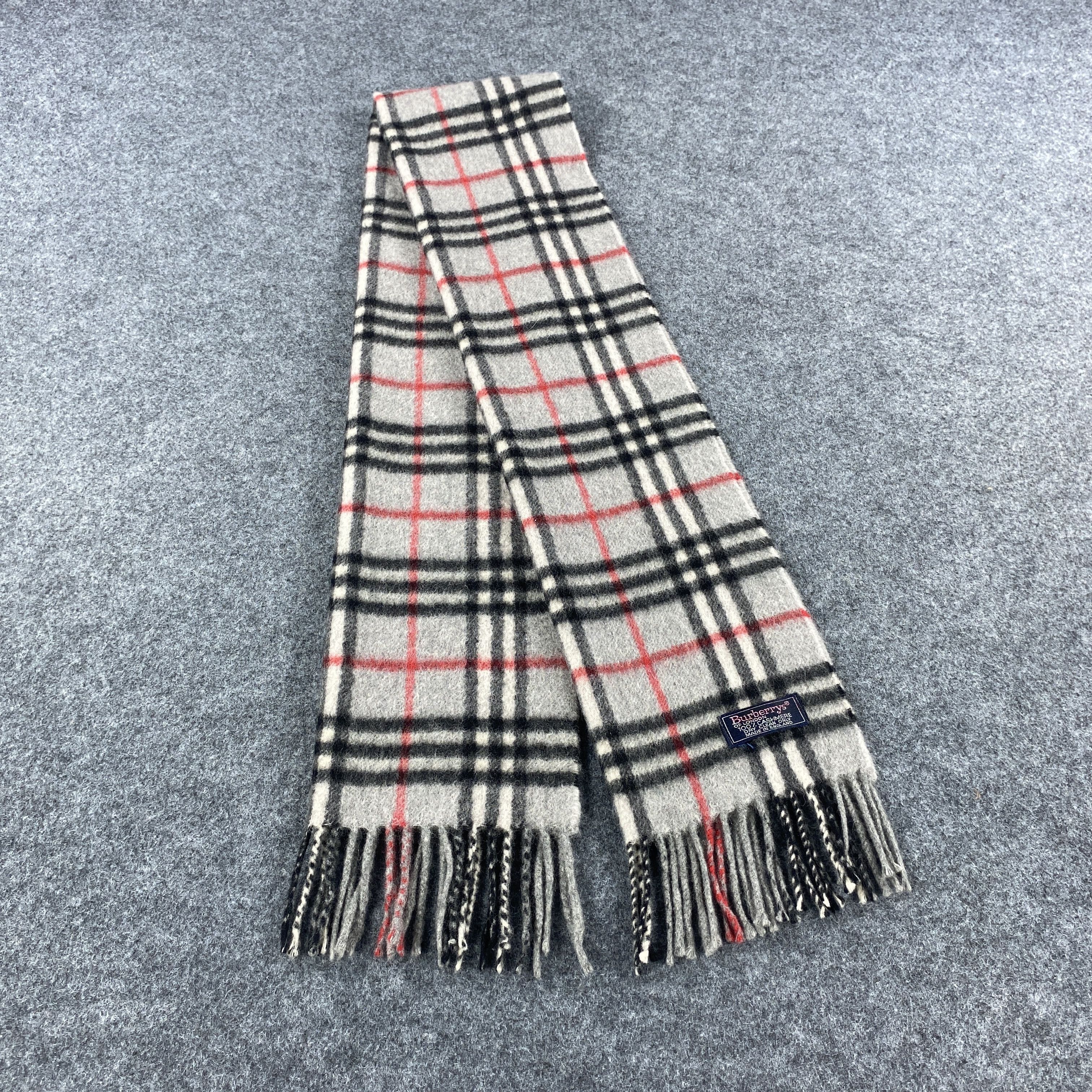 Burberry × Vintage GF10675 Burberry Scarf Neck Wear Muffler Nova Check Size ONE SIZE - 1 Thumbnail