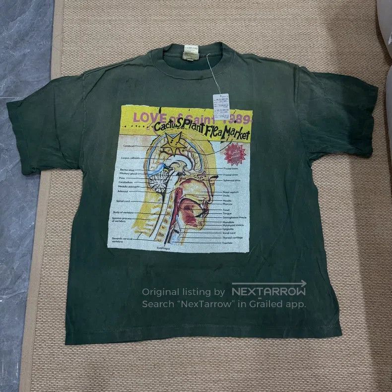 Saint Michael Saint Michael Collaboration washed green dissected short-s Size US L / EU 52-54 / 3 - 1 Thumbnail