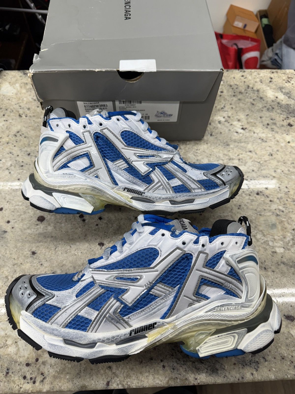Balenciaga Blue Track Runners