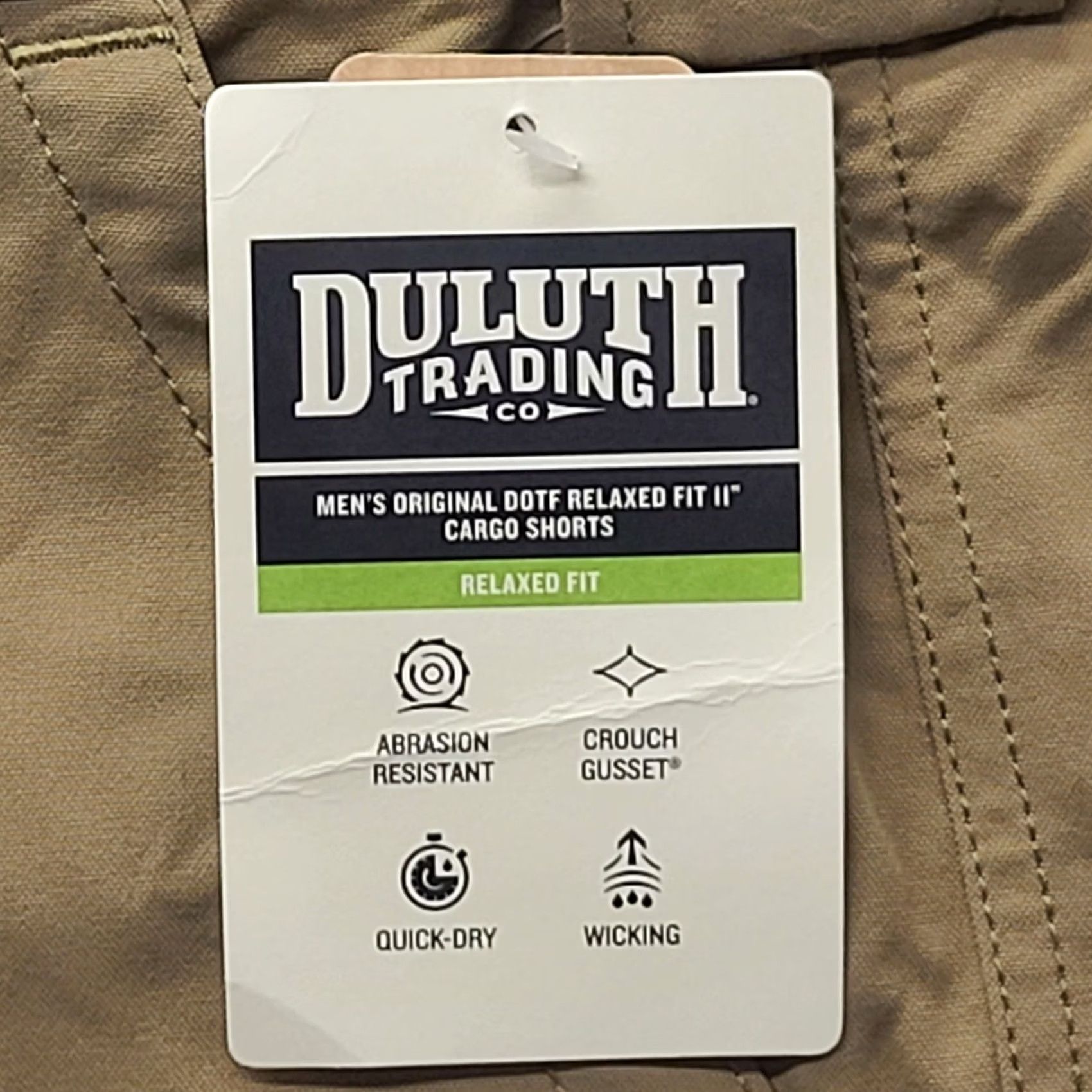 Vintage Duluth Cargo Shorts Mens XL Relaxed Fit Outdoor Canvas Cotton Nylon Spandex Brown Size US 36 / EU 52 - 2 Thumbnail