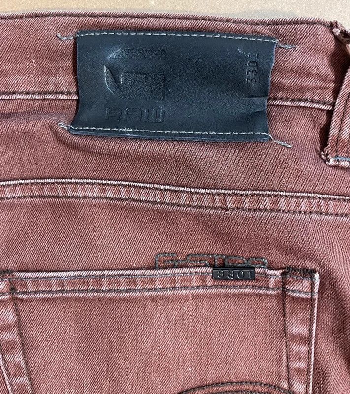 G-Star G Star Raw 3301 jeans size 34 Size US 34 / EU 50 - 6 Thumbnail