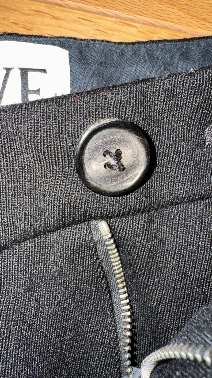 Loewe Loewe Wool Trousers with Leather Details Size US 39 - 5 Thumbnail