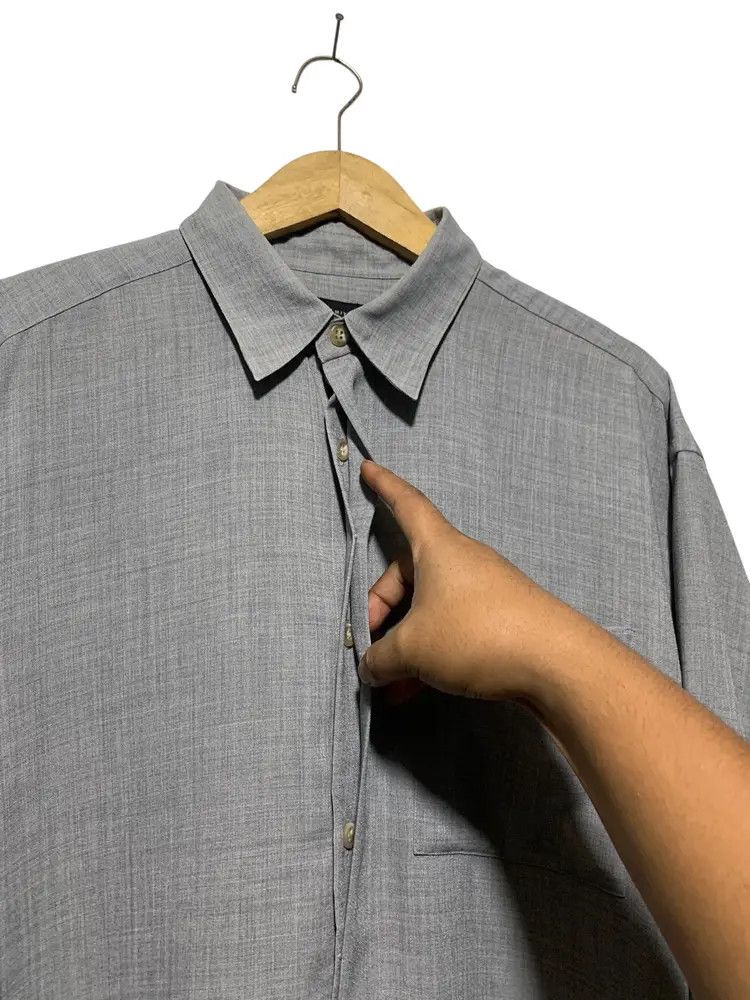 Issey Miyake Issey Miyake hidden button linen shirt Size US XL / EU 56 / 4 - 2 Thumbnail