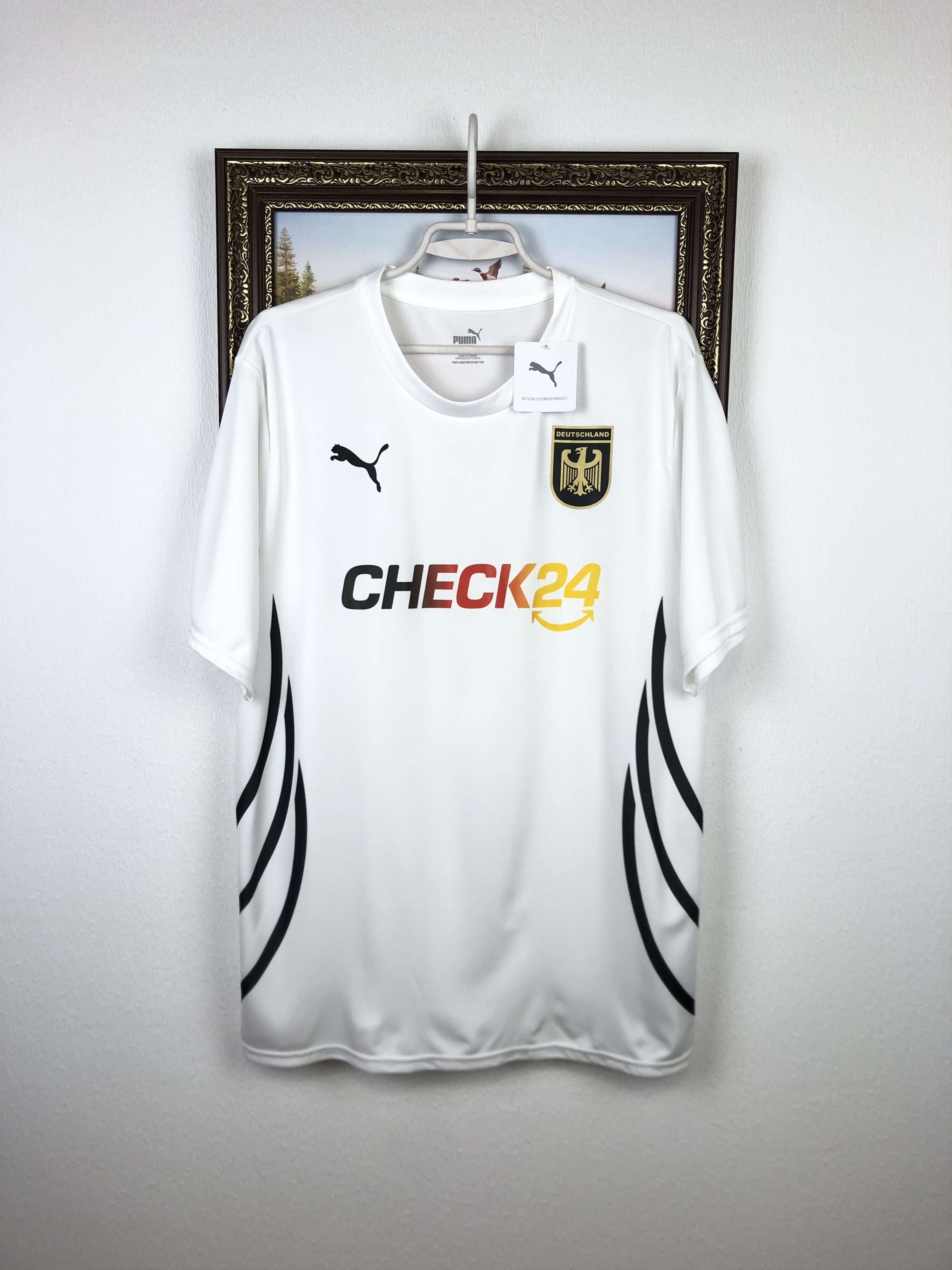 Puma Deutschland DFB Puma Germany White Sport Shirt Jersey Mens Size US XL / EU 56 / 4 - 1 Thumbnail