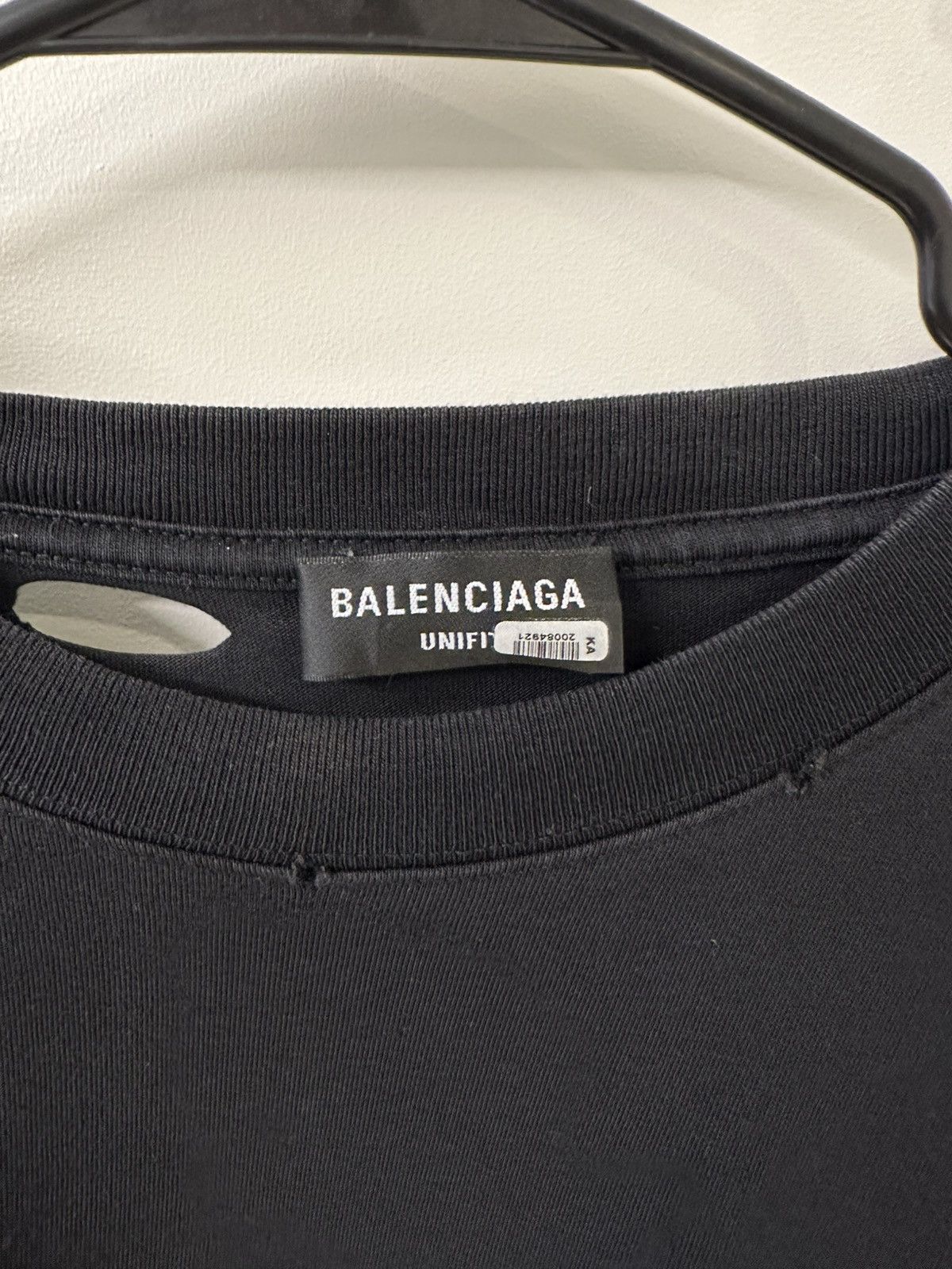 Balenciaga Balenciaga Oversized Distressed Tee Size US M / EU 48-50 / 2 - 3 Thumbnail