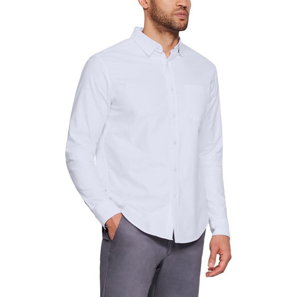 Under Armour Under Armour Performance Oxford Shirt Gray Mens Large Size US L / EU 52-54 / 3 - 7 Thumbnail