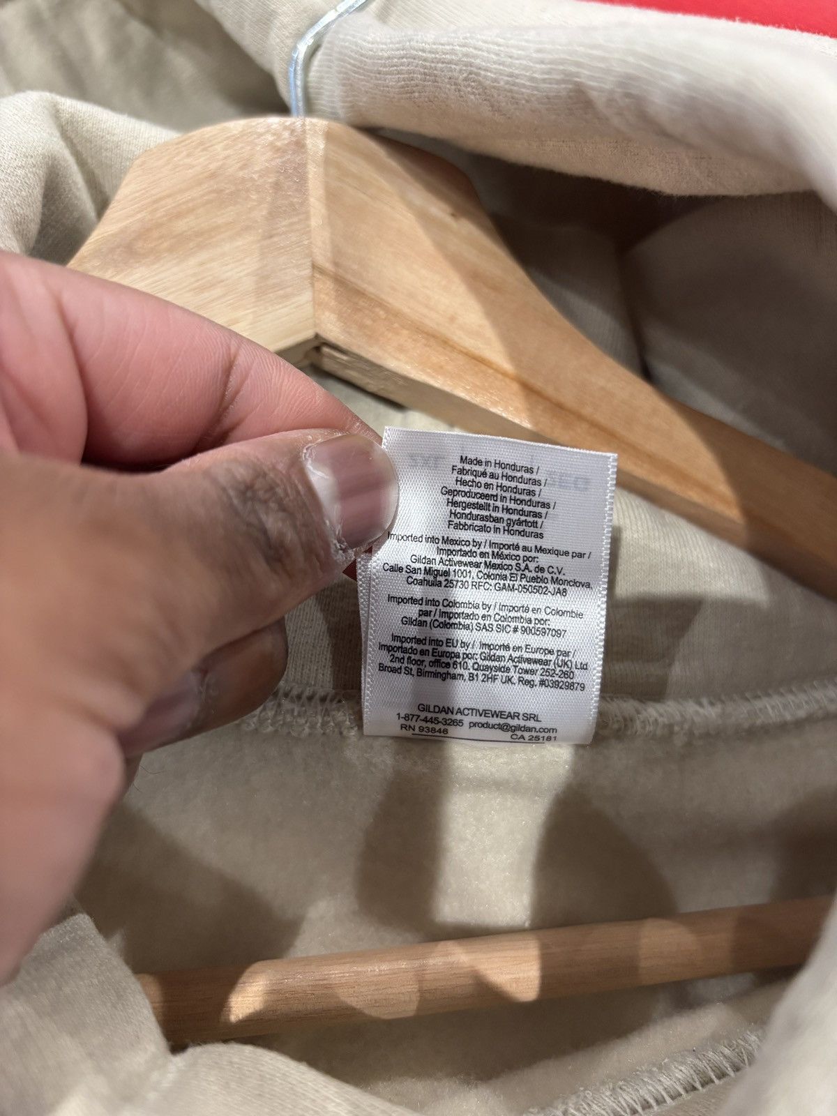 Kanye West Kanye West Saint Pablo Wolves Hoodie Sand Size: XXL Size US XXL / EU 58 / 5 - 7 Thumbnail