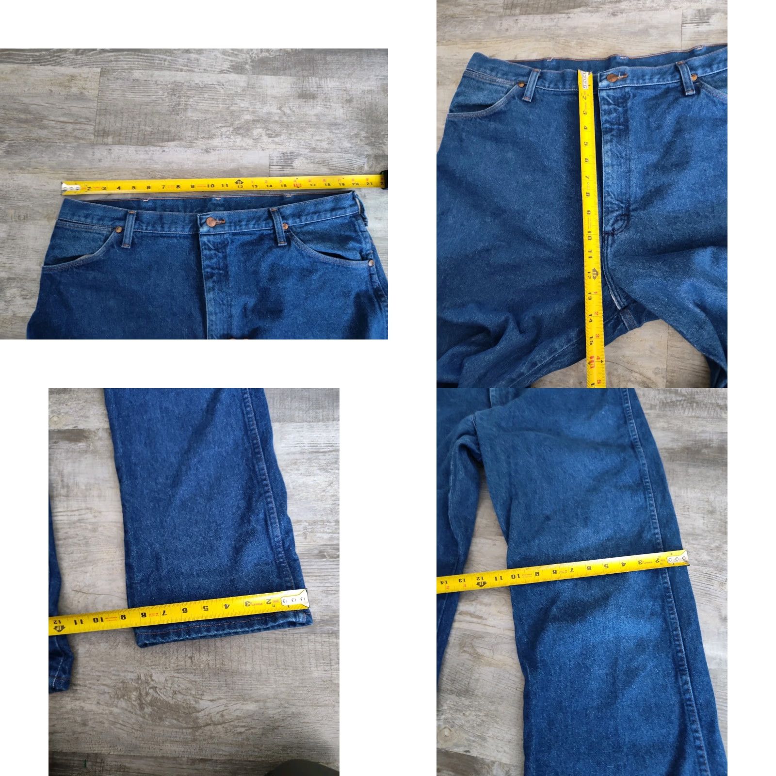 Wrangler VINTAGE Wrangler Jeans Cowboy Cut 40X36 Men's Straight Fit Blue Denim 13MWZPW Made in USA Size US 40 / EU 56 - 8 Thumbnail