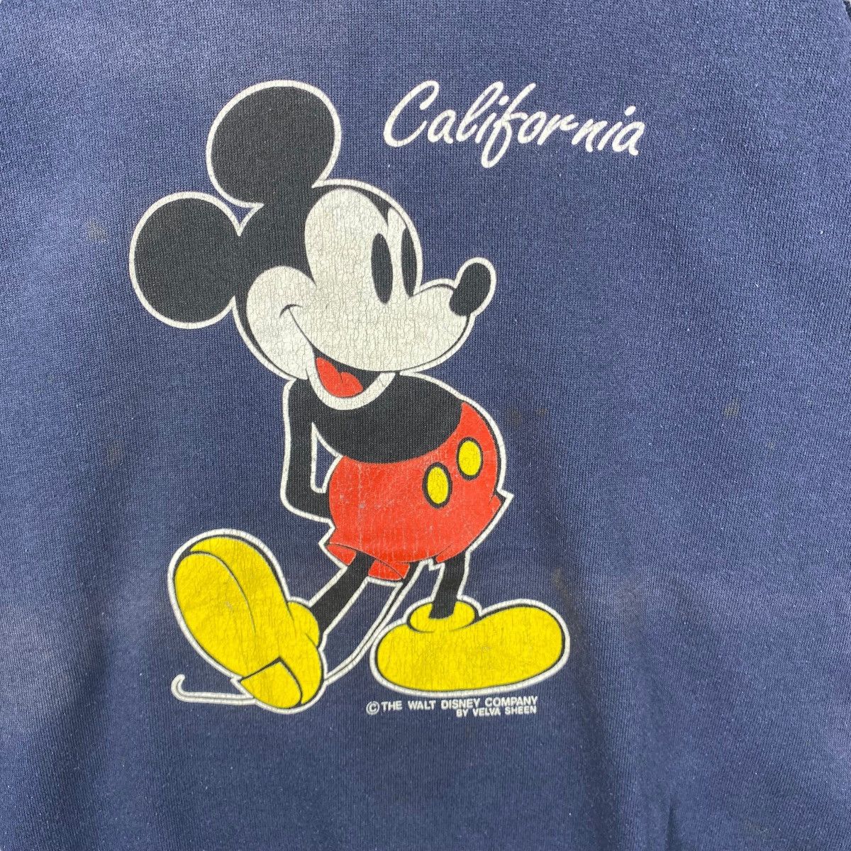 Mickey Mouse × Vintage Vintage 90's MICKEY MOUSE California Faded Crewneck Size US L / EU 52-54 / 3 - 2 Thumbnail