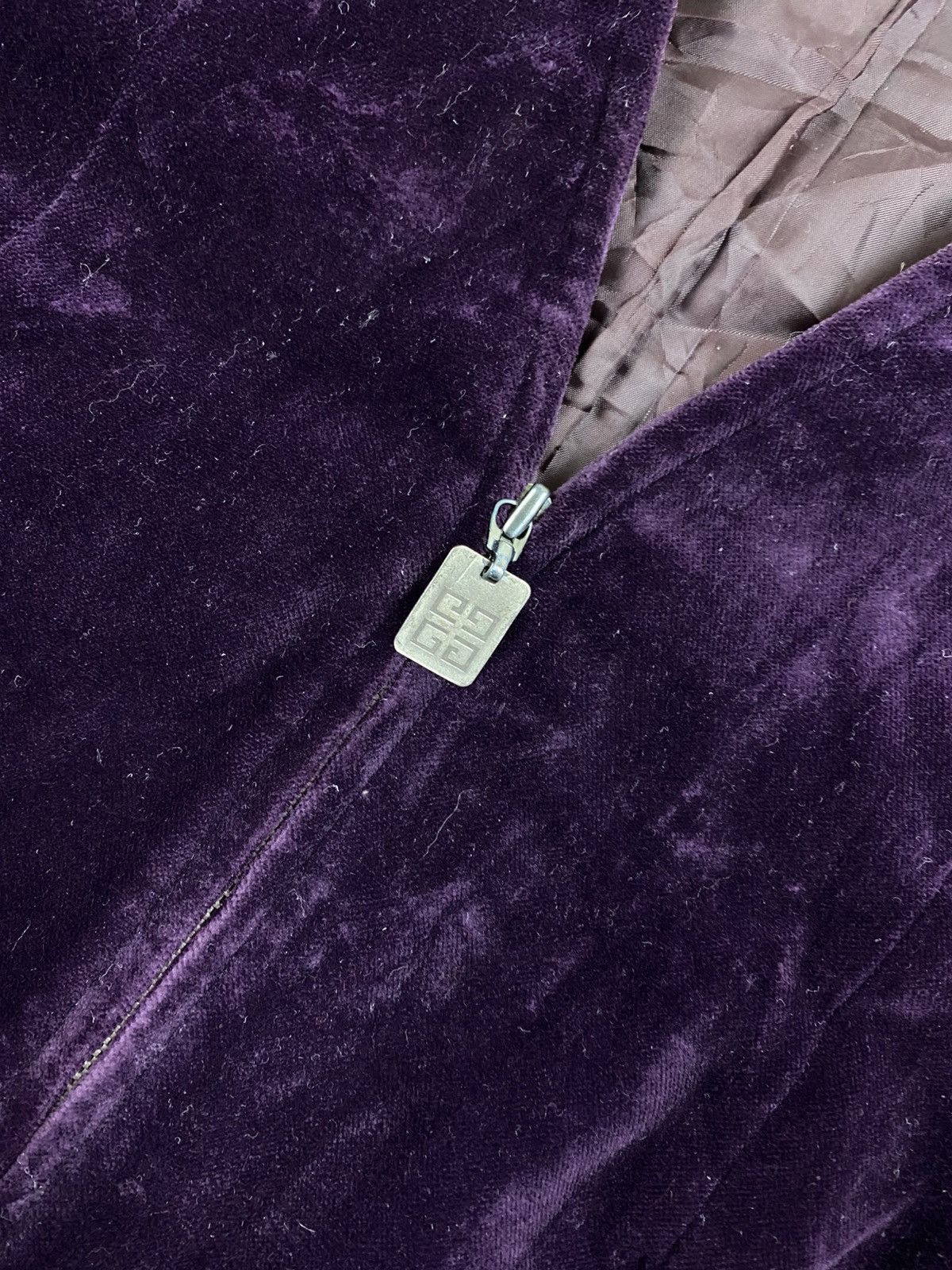Givenchy Vintage Givenchy Boutiques Collection Velvet Zipper Jacket Size M / US 6-8 / IT 42-44 - 6 Thumbnail