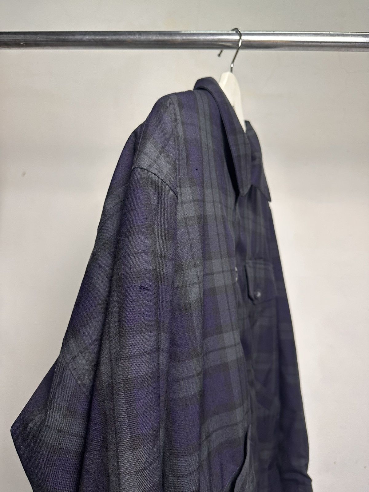 Issey Miyake 80’s Miyake Design Studio Tartan Bomber Jacket Size US L / EU 52-54 / 3 - 10 Thumbnail