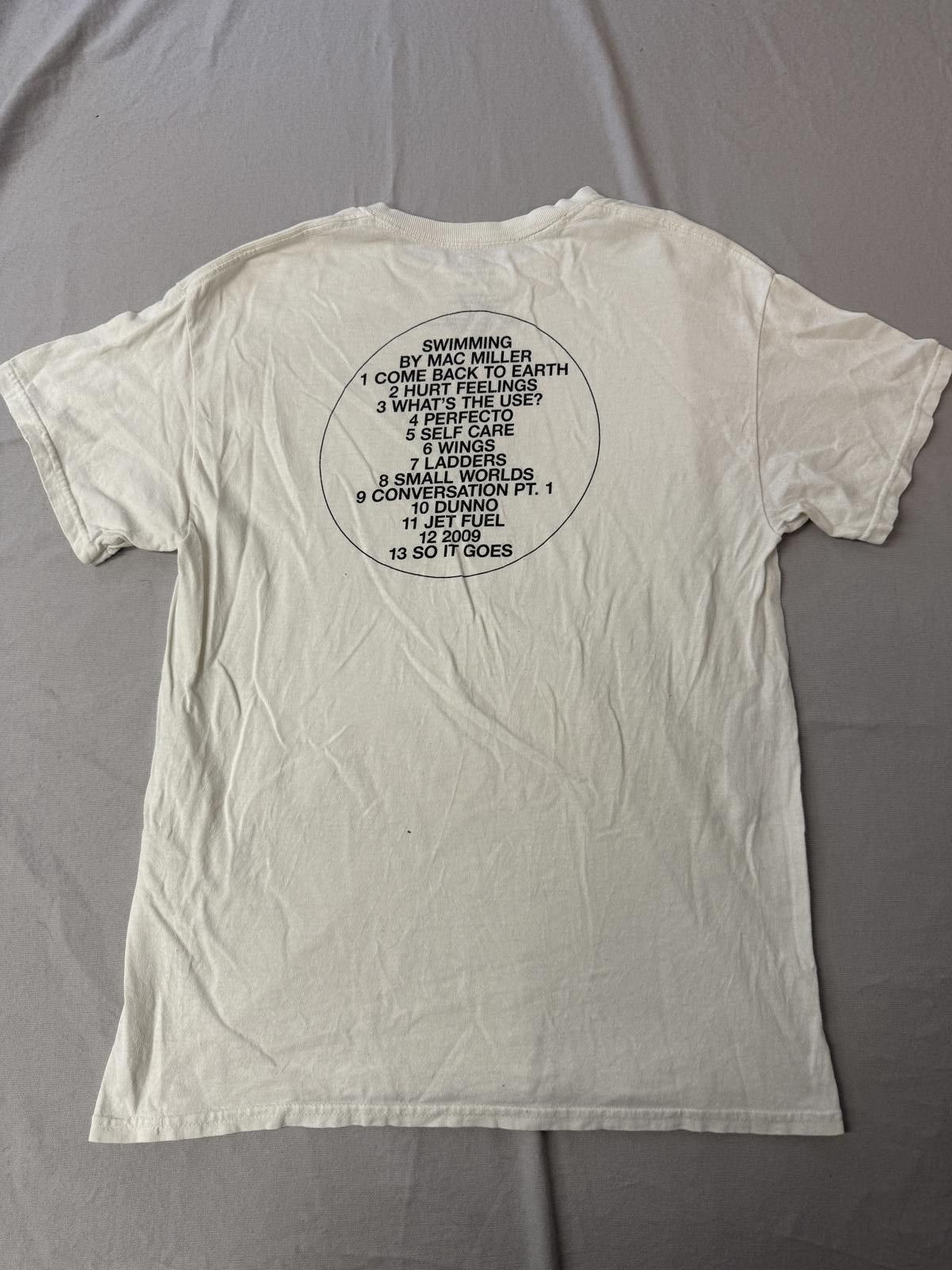 Designer Mac Miller T-shirt Swimming Album Cover Tracklist Tee - M Size US M / EU 48-50 / 2 - 2 Thumbnail