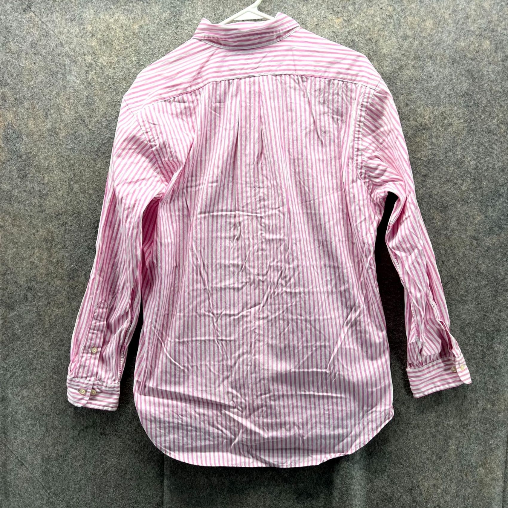Ralph Lauren VINTAGE Ralph Lauren Shirt Men 16 32/33 Pink Striped Button-Down Polo Casual Business Formal Warmer All Seasons Womens, Mens Size US L / EU 52-54 / 3 - 2 Thumbnail
