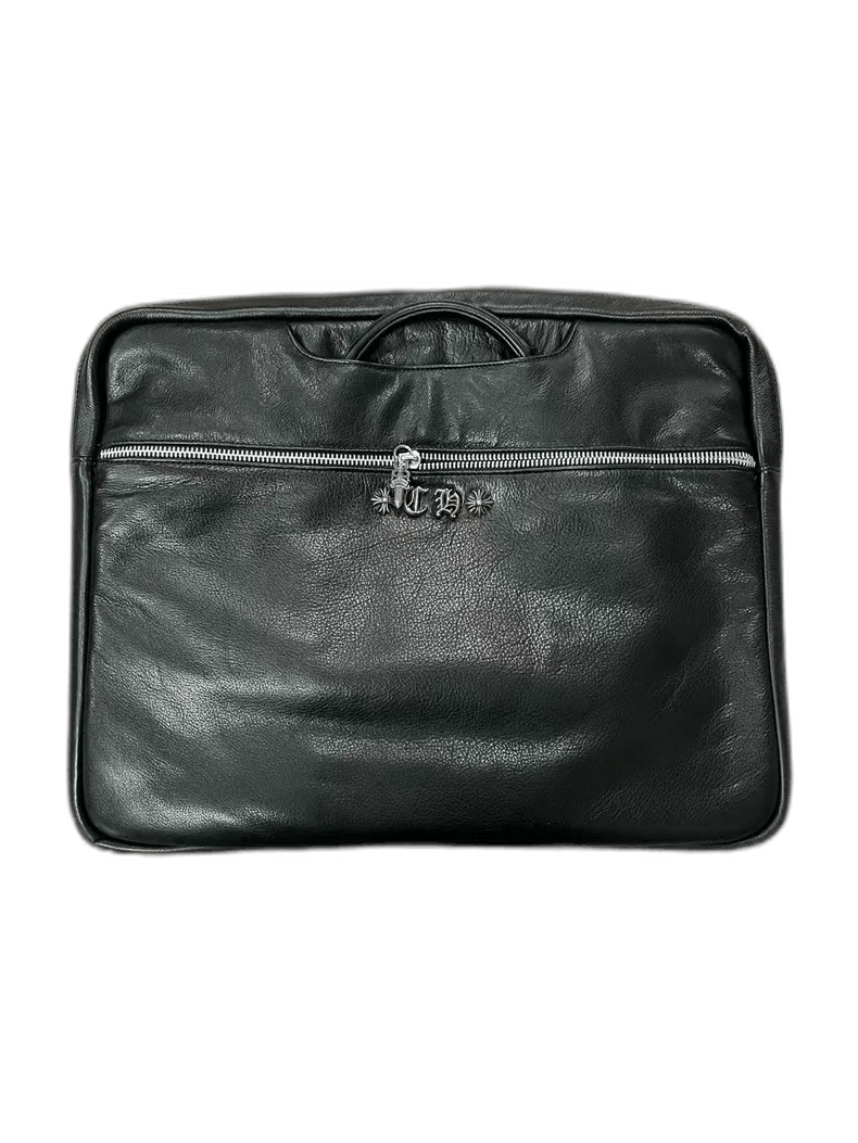 Chrome Hearts Chrome Hearts Black Leather Briefcase-yf Size ONE SIZE - 1 Thumbnail