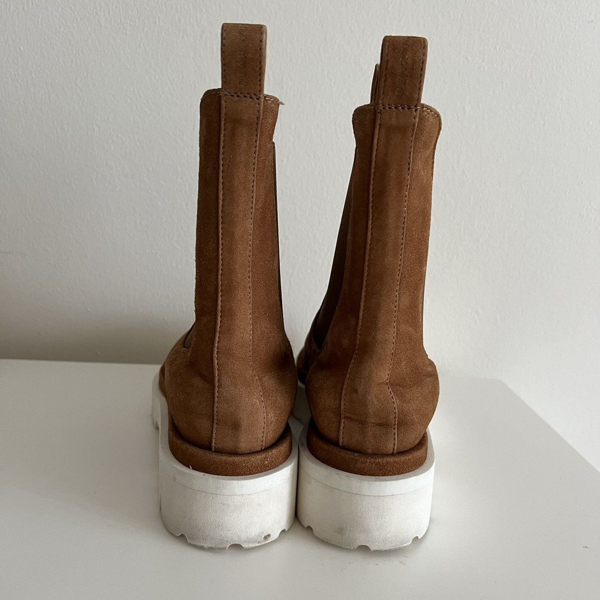 Dear Frances DEAR FRANCES tony boots brown white size 37.5 Size US 7.5 / IT 37.5 - 4 Thumbnail