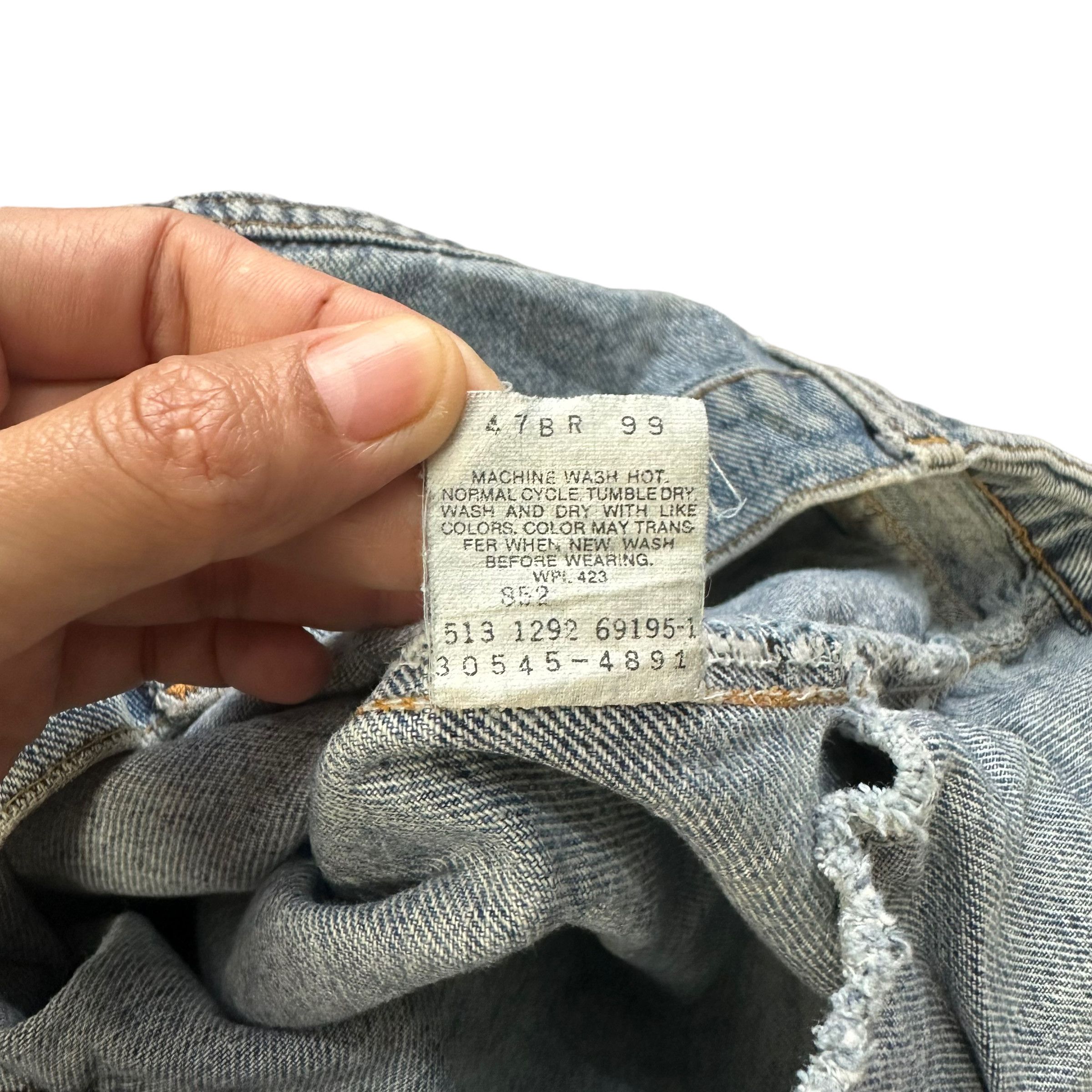 Levi's VINTAGE TRASHED LEVIS 545 SHORT JEANS #8399-007 Size US 40 / EU 56 - 9 Thumbnail