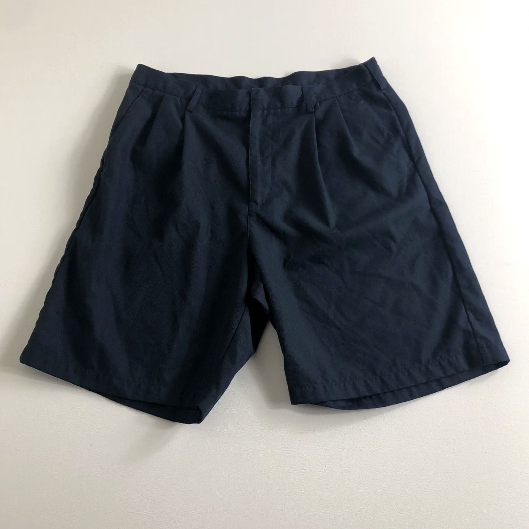 Nike Nike Golf Chino Shorts Mens Navy Blue Pleated Front Casual Golf size 34 Medium Size US 34 / EU 50 - 2 Thumbnail