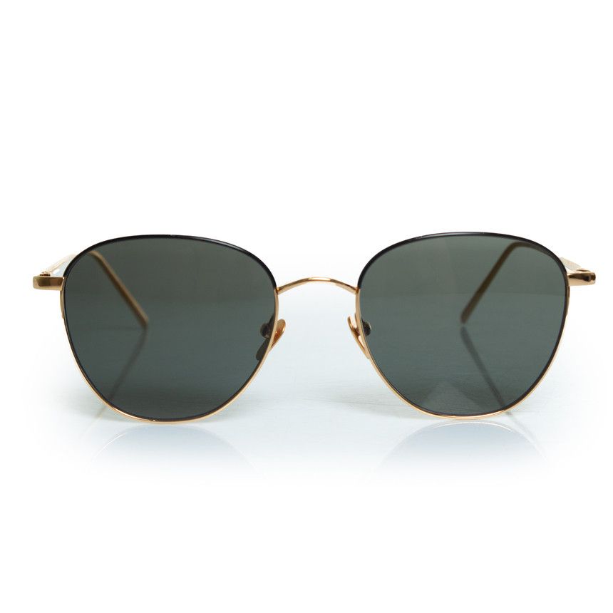 Linda Farrow Linda Farrow, 6397 sunglasses in black and gold Size ONE SIZE - 1 Thumbnail
