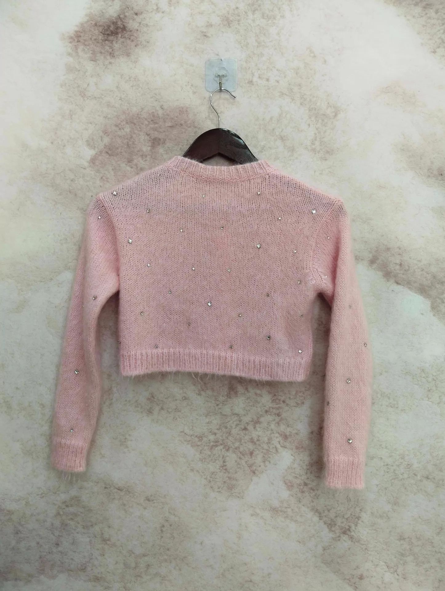 Miu Miu MIU MIU Crystal-Embellished Knit Shorts & Fitted Knit Top 36 Size XS / US 0-2 / IT 36-38 - 2 Thumbnail