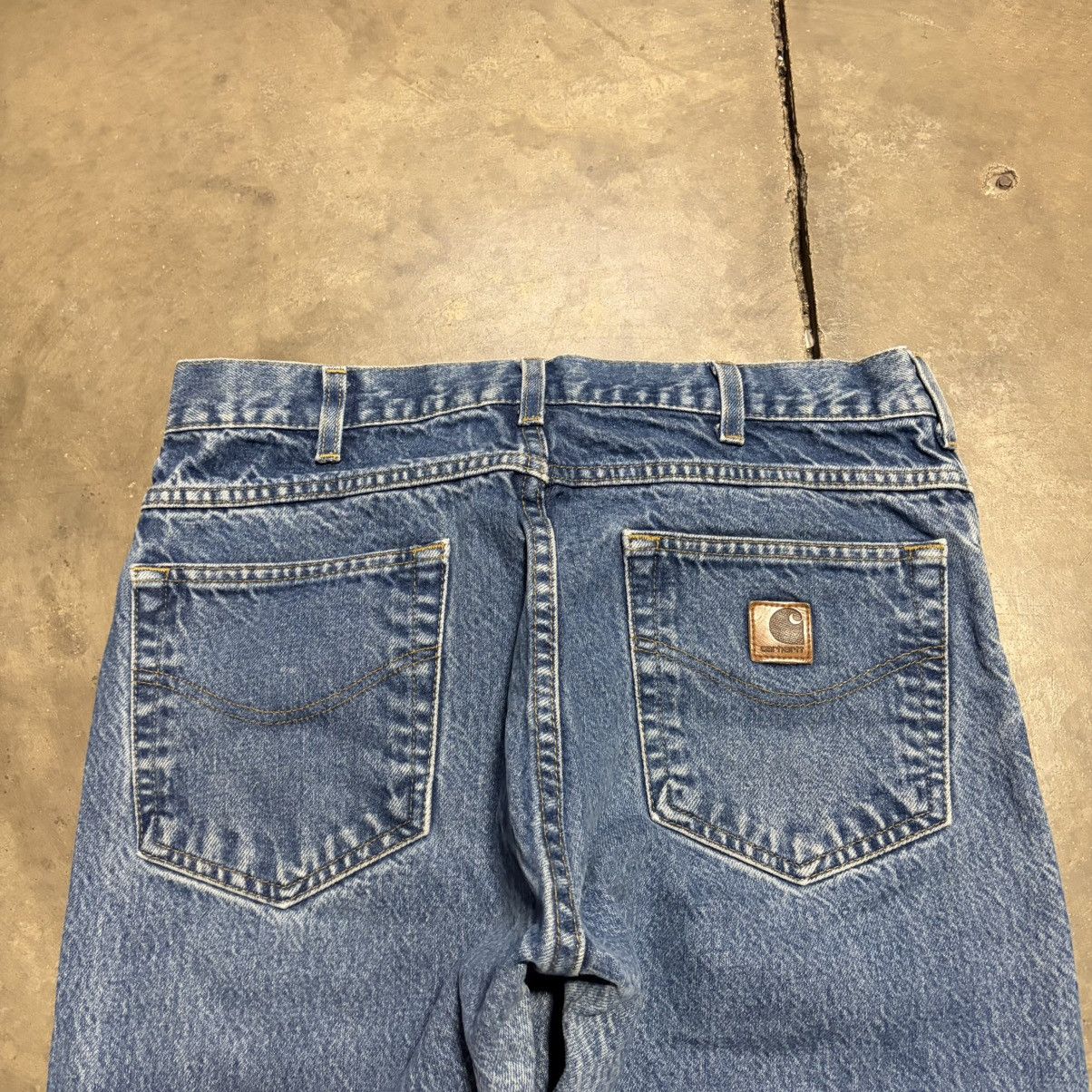 Carhartt Vintage Carhartt Relaxed Fit Denim Jeans Faded Washed Work Size US 33 - 8 Thumbnail