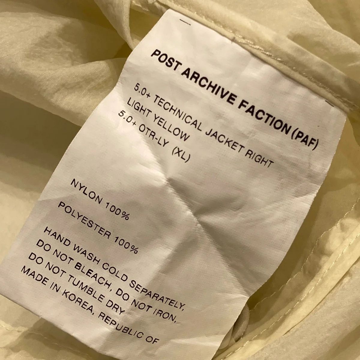 POST ARCHIVE FACTION (PAF) 5.0 Technical Jacket Right Size US XL / EU 56 / 4 - 4 Thumbnail