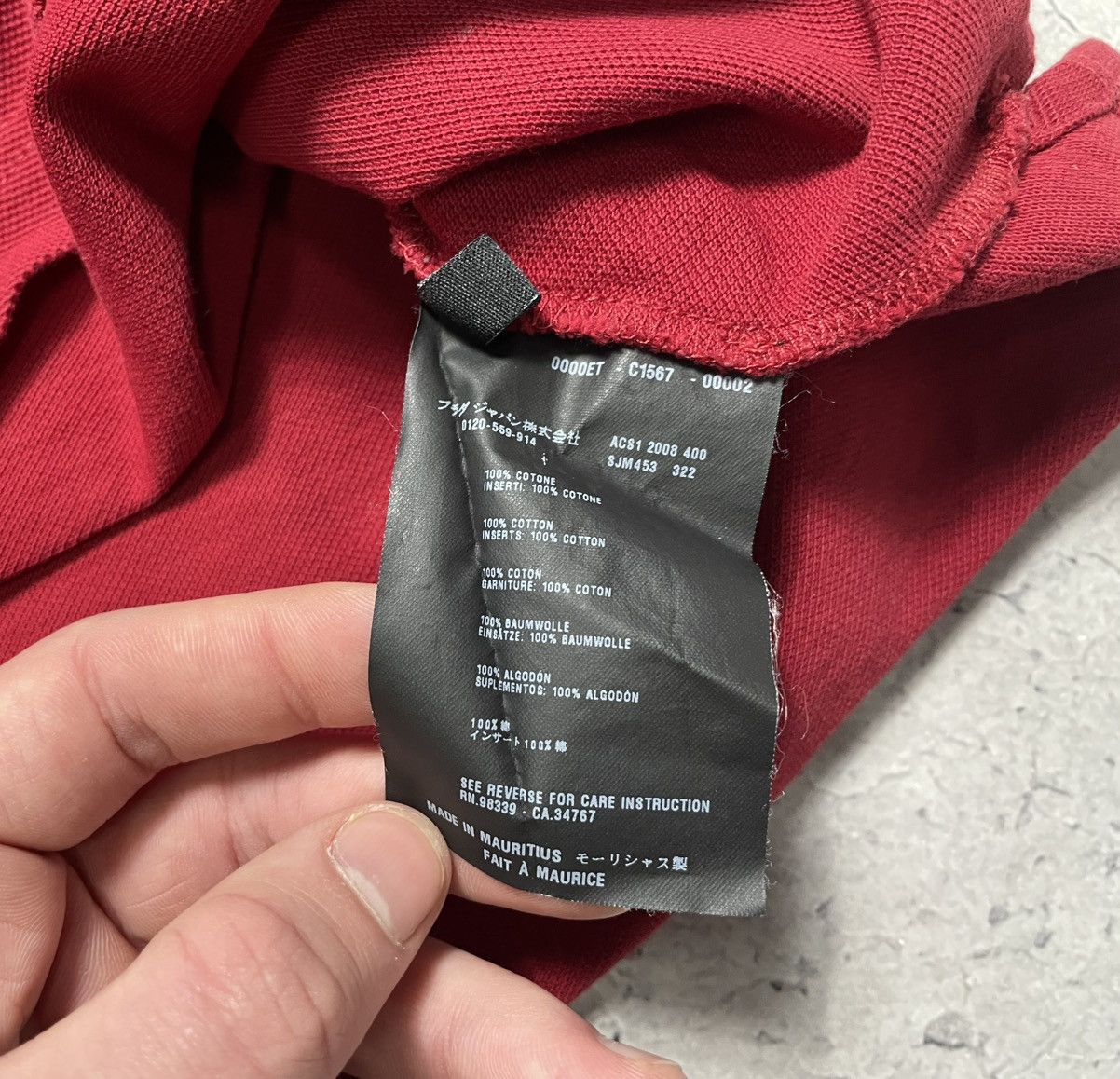 Prada Prada Luxury Polo Shirt Red Size US XXL / EU 58 / 5 - 9 Thumbnail