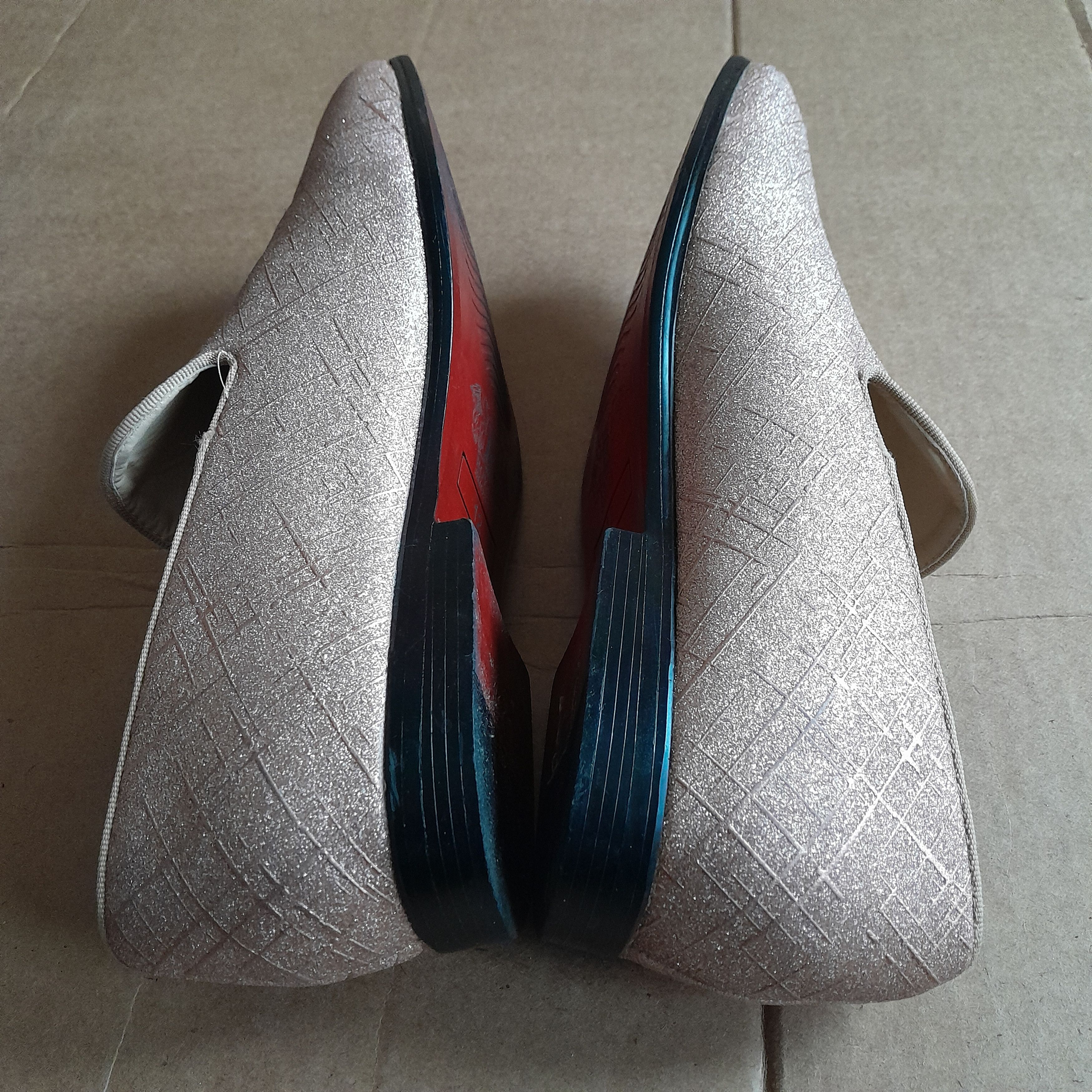 Other Royal Shoes Men’s Metallic Glitter Formal Slip-on Loafer Size US 12 / EU 45 - 6 Thumbnail