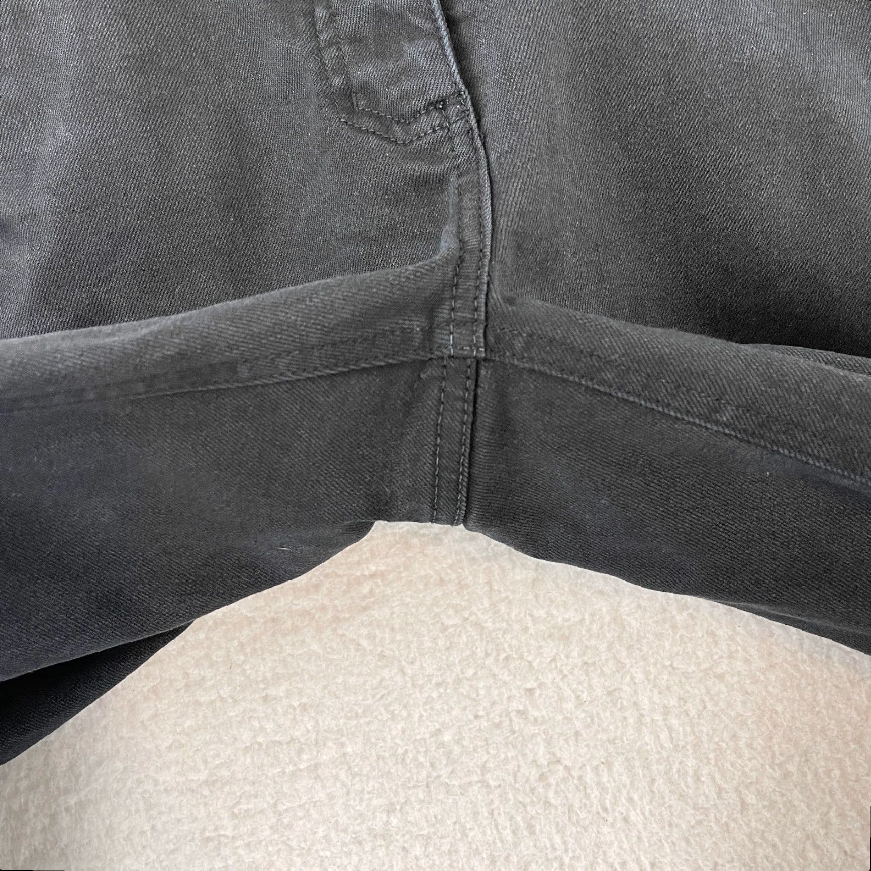 Everlane Everlane Black Denim Wide Leg Jeans Womens Size 0 Mid-Rise Casual Cotton Denim 5-Pocket Size 25" / US 0 / IT 36 - 6 Thumbnail