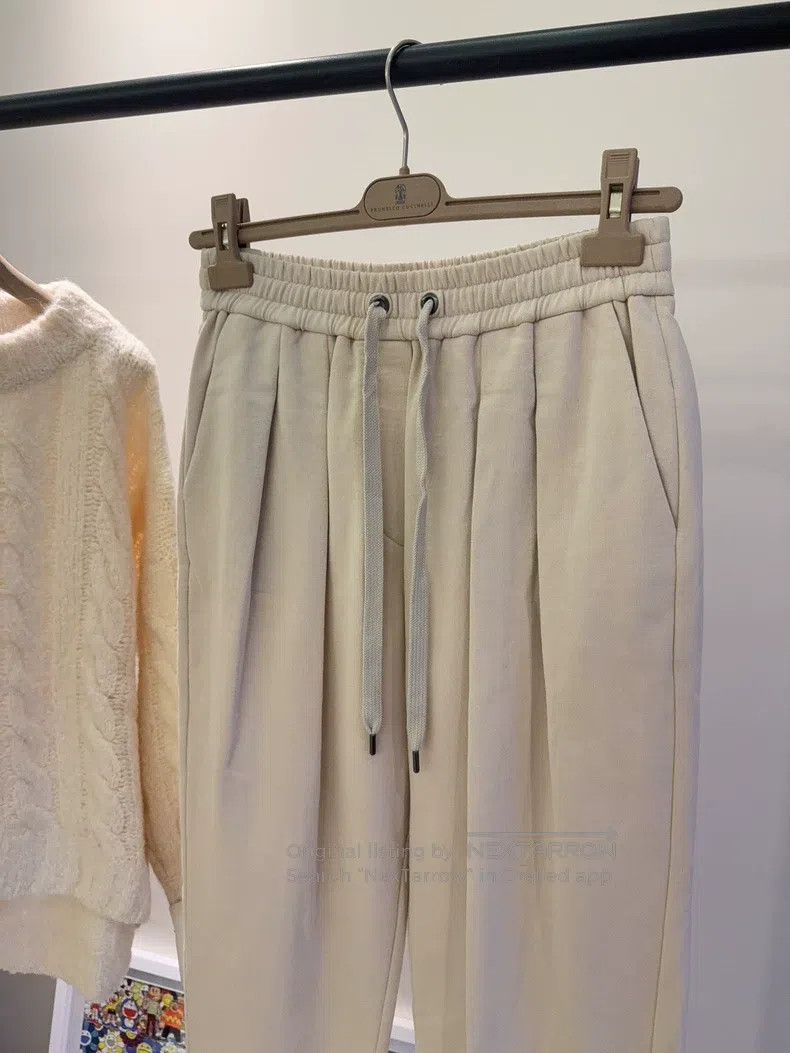 Brunello Cucinelli Brunello Cucinelli size M Drawstring sport pants Size 23" - 3 Thumbnail