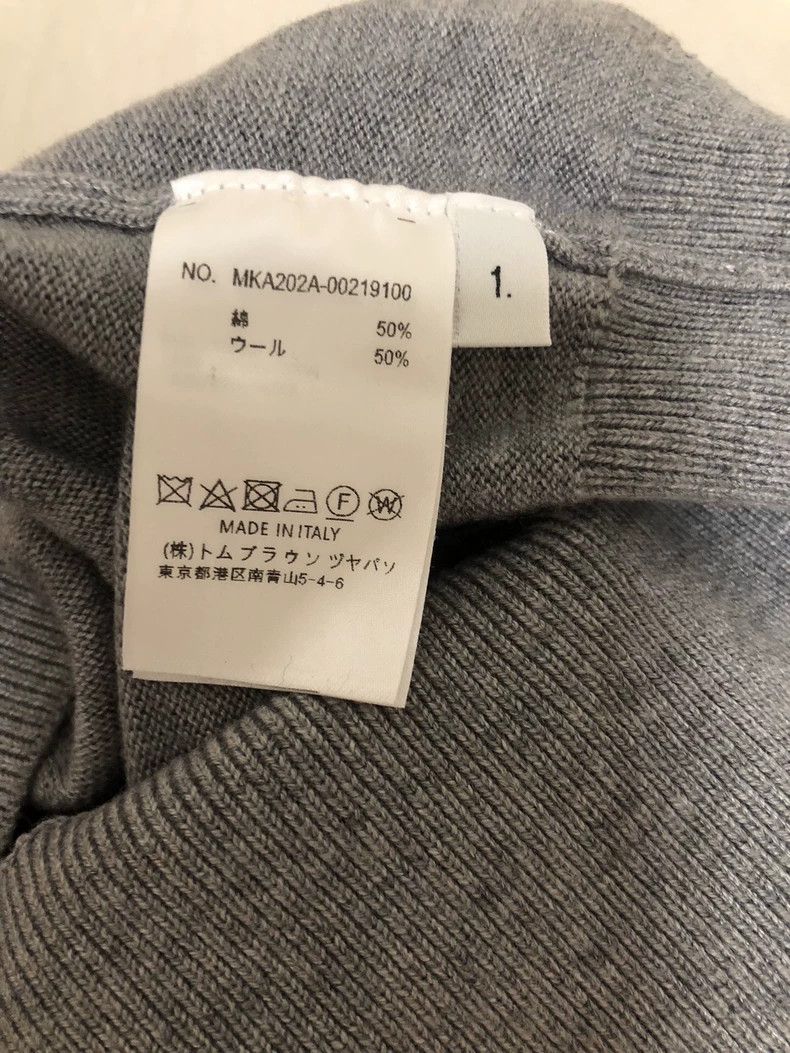 Thom Browne Thom Browne size1 Spring/summer wool turtlenecks Size S / US 4 / IT 40 - 3 Thumbnail