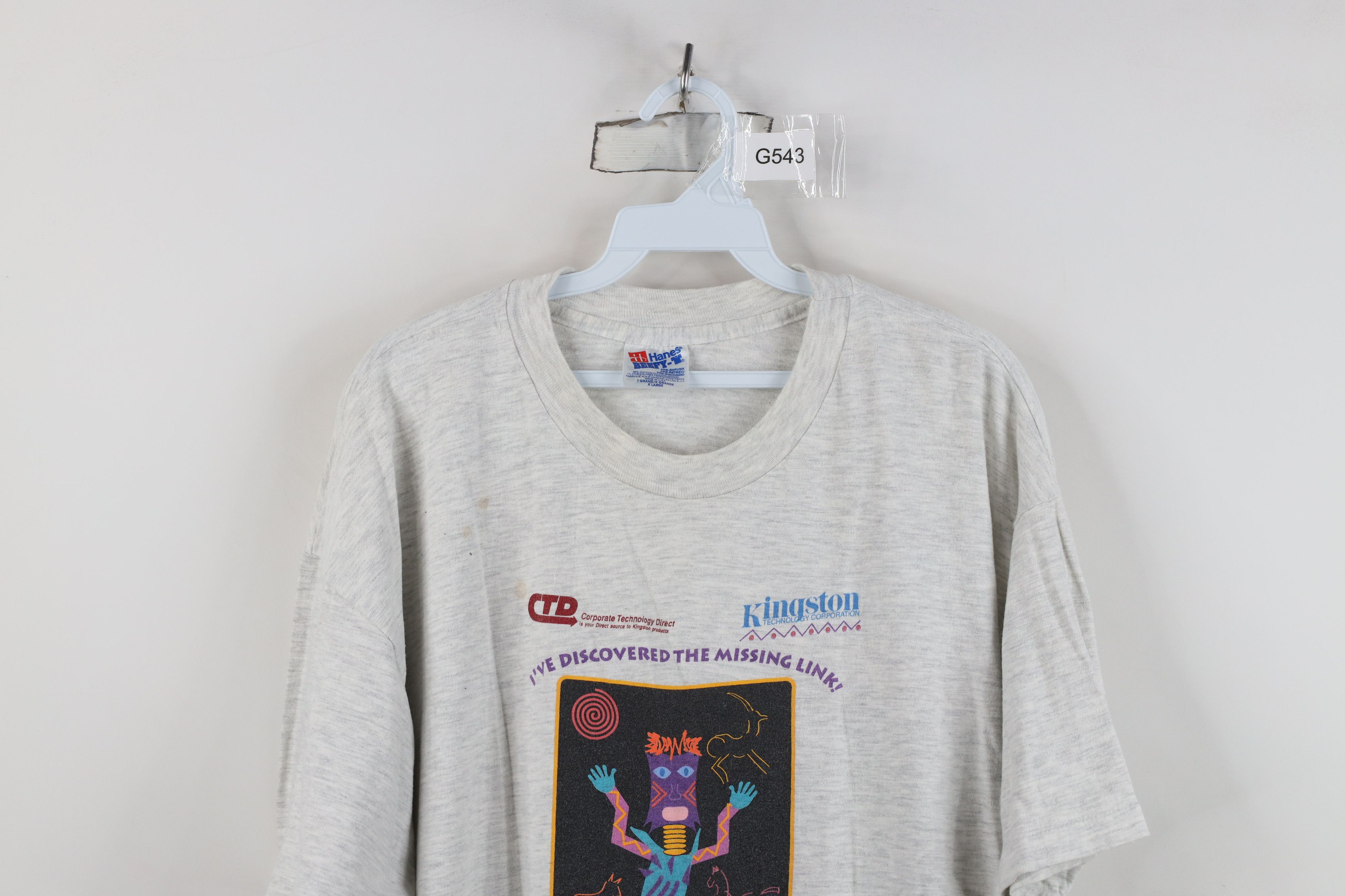 Vintage Vintage 90s Streetwear Kingston Technology T-Shirt USA Size US XL / EU 56 / 4 - 2 Thumbnail