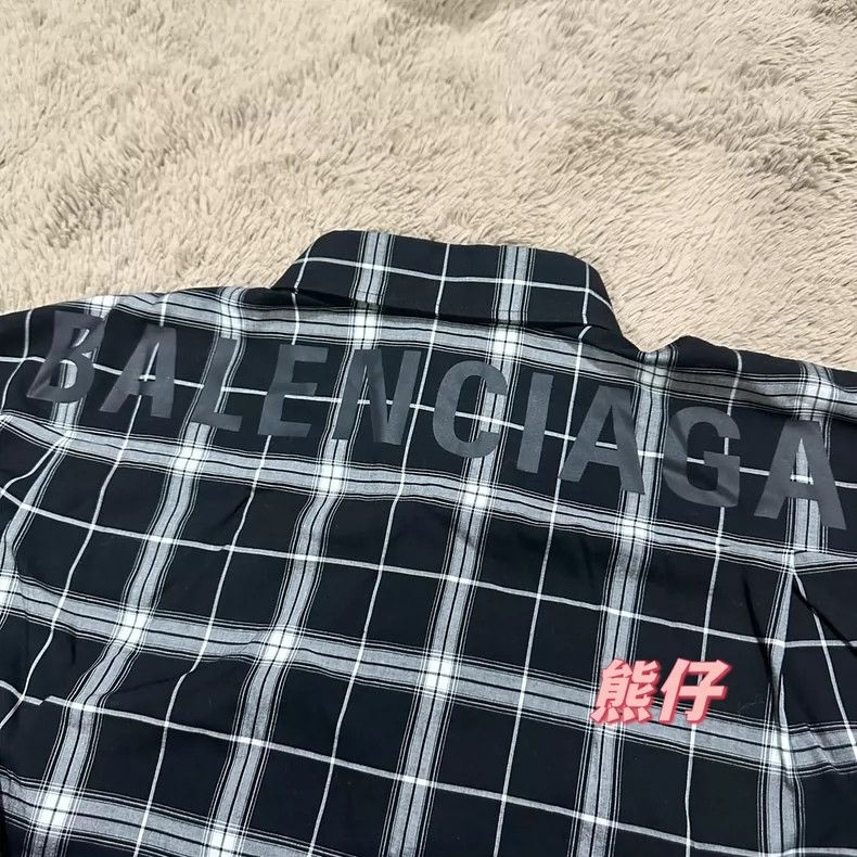 Balenciaga Balenciaga size 38 Logo stripe long sleeve shirt back logo Size US XS / EU 42 / 0 - 4 Thumbnail