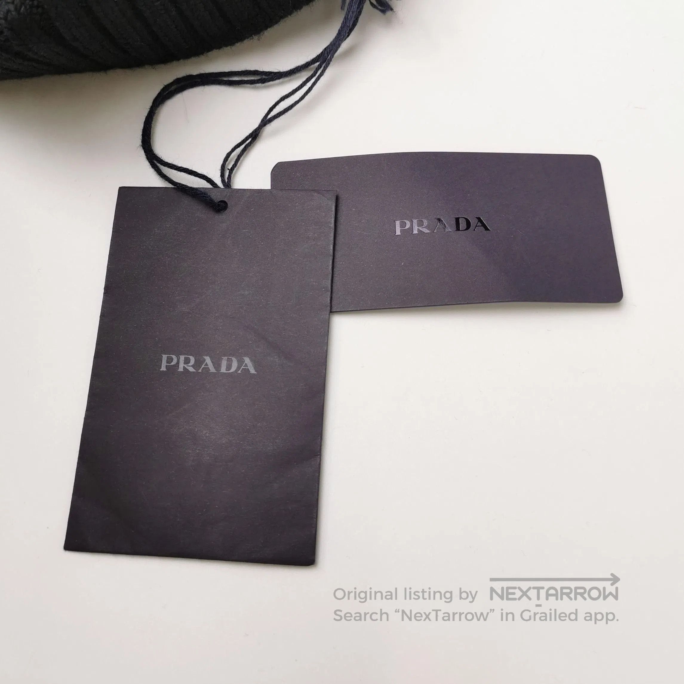 Prada Prada Black Logo Knit Crop Top . Size S / US 4 / IT 40 - 4 Thumbnail