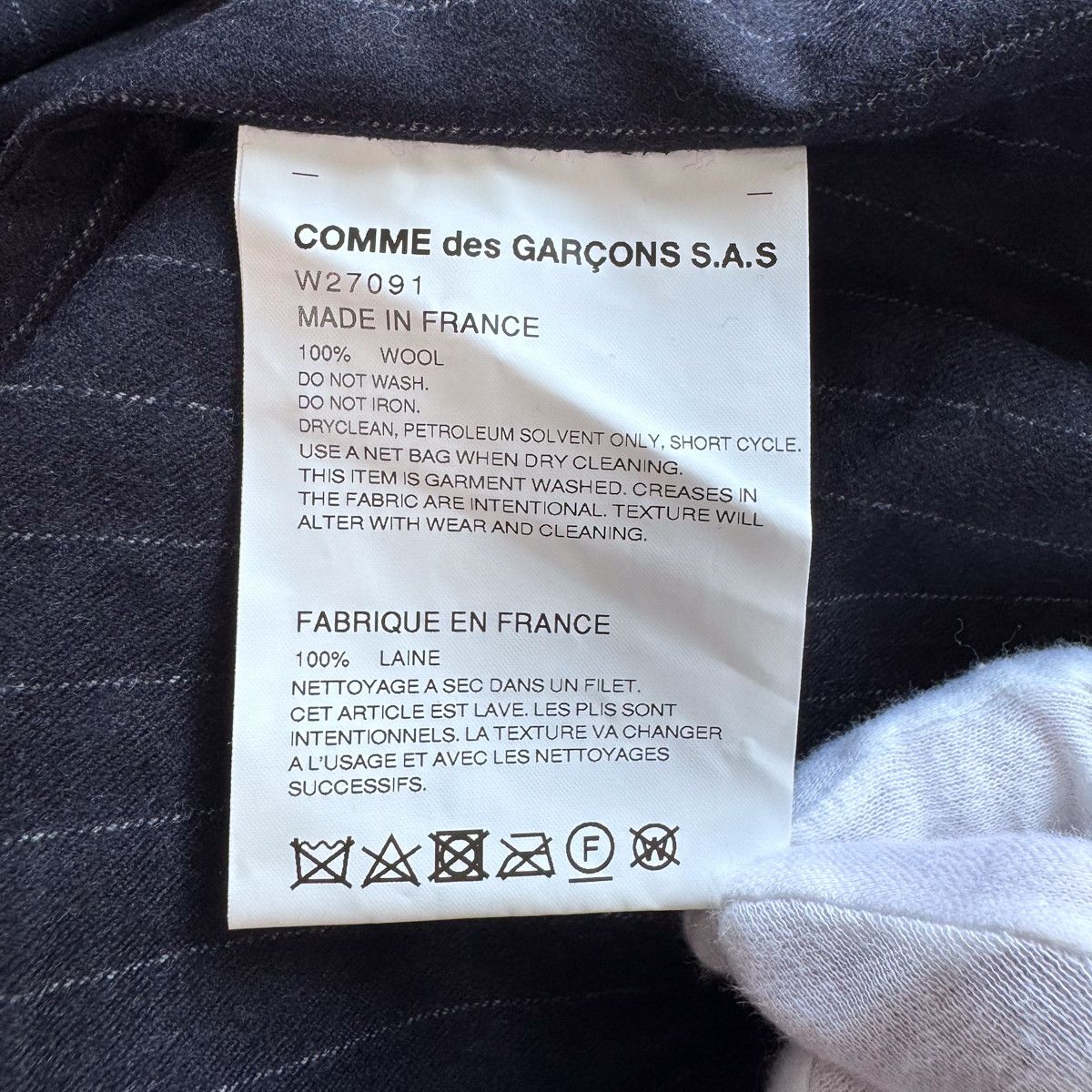 Comme des Garcons SHIRT COMME DES GARCONS SHIRT STRIPE SHIRT Size US M / EU 48-50 / 2 - 6 Thumbnail