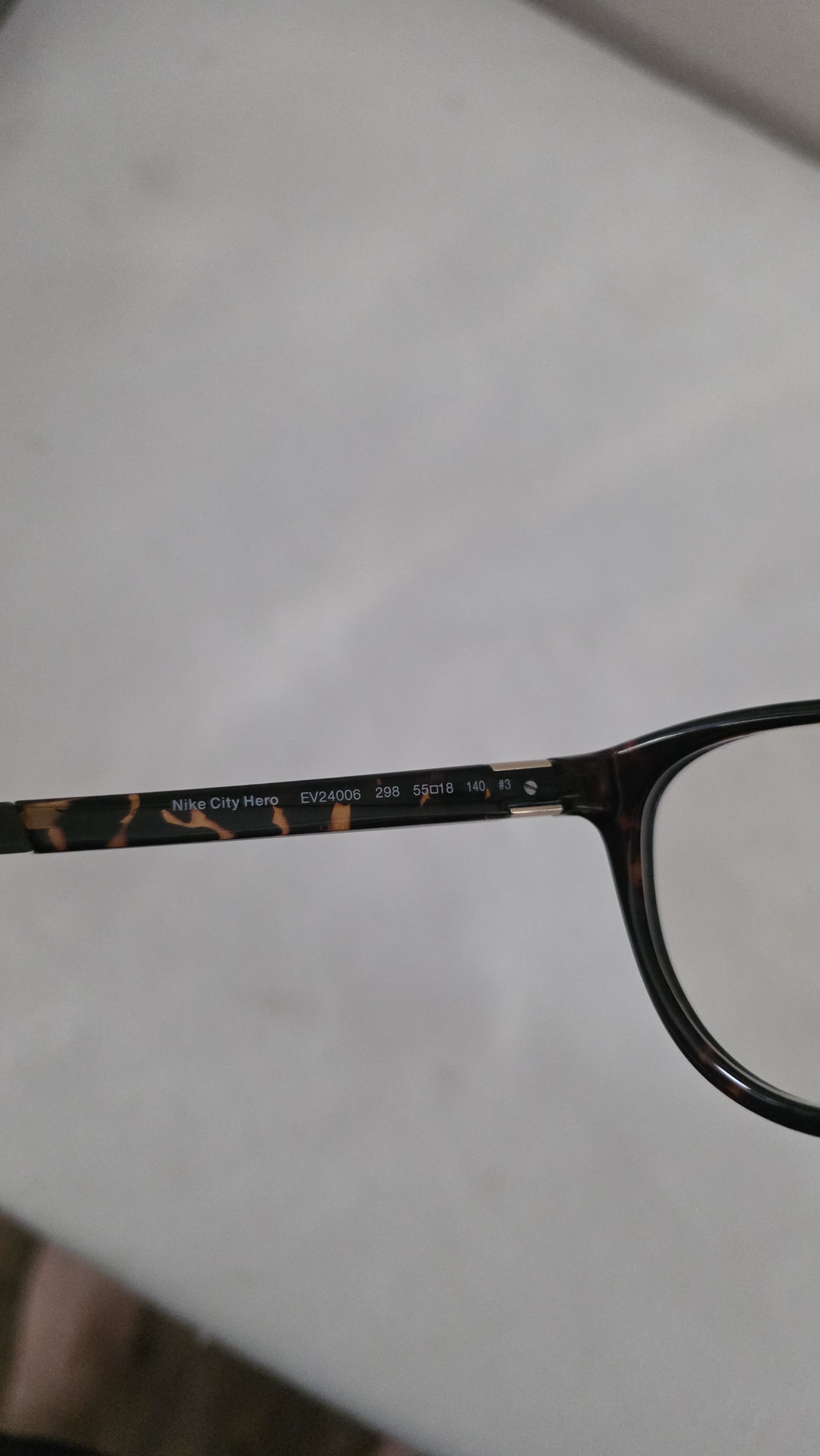 Nike Nike glasses City Hero EV24006 298 Tortoise Cat Eye *Frames Size ONE SIZE - 7 Thumbnail