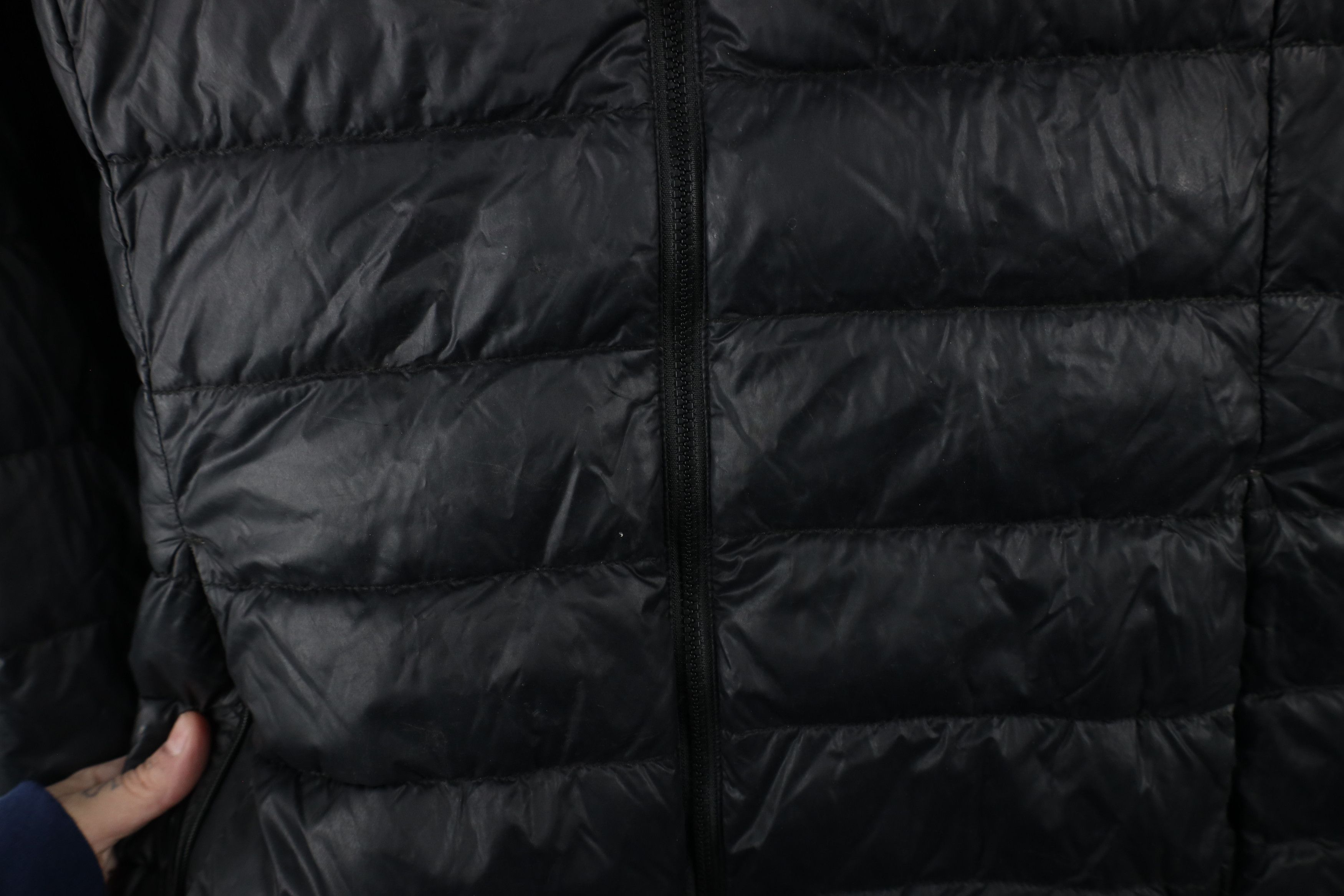 Eddie Bauer × Vintage Eddie Bauer Down Fill Insulated Hooded Puffer Jacket Black Size L / US 10 / IT 46 - 6 Thumbnail