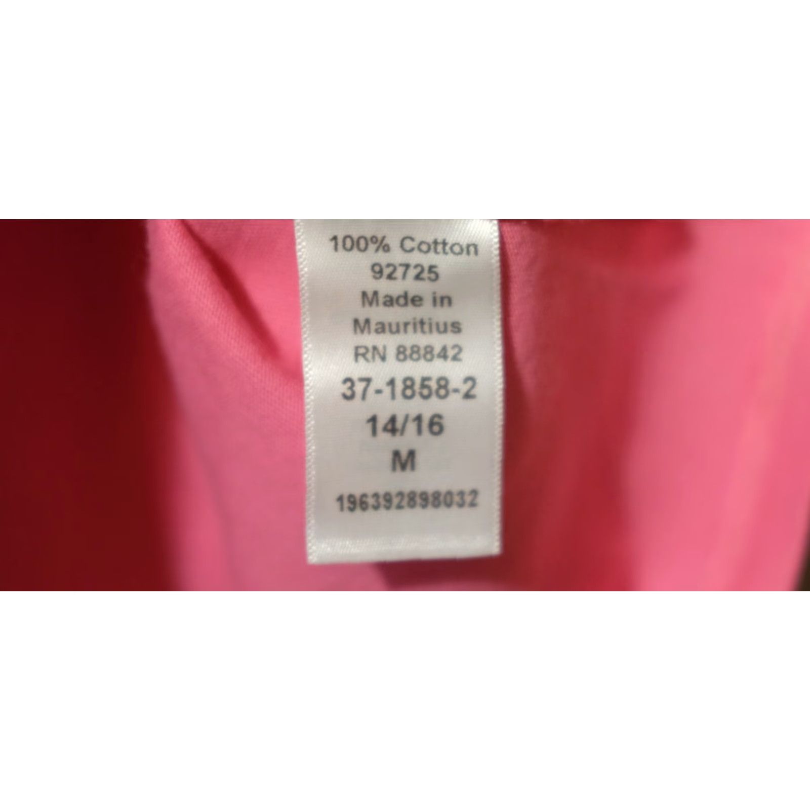 Vintage Roaman's Nwo! V-Neck Button Accent 100% Cotton Pink Womens M 14/16 Shirt Casual Womens Size M / US 6-8 / IT 42-44 - 6 Thumbnail