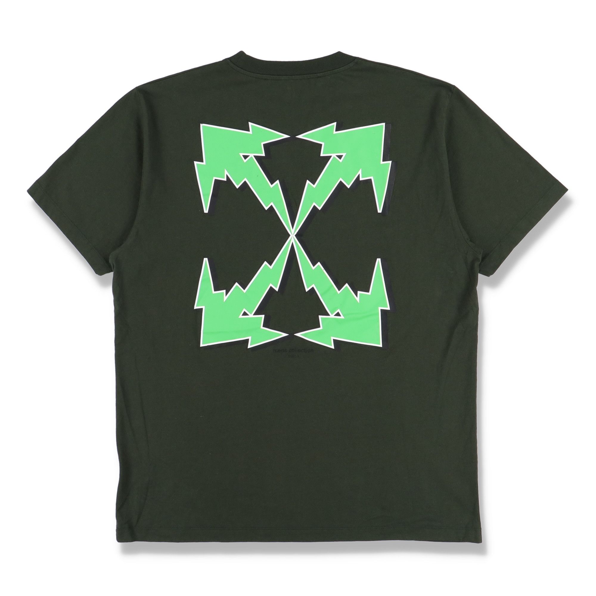 Off-White Green Lighting Bolt Arrows Logo T-Shirt Size US XL / EU 56 / 4 - 1 Thumbnail