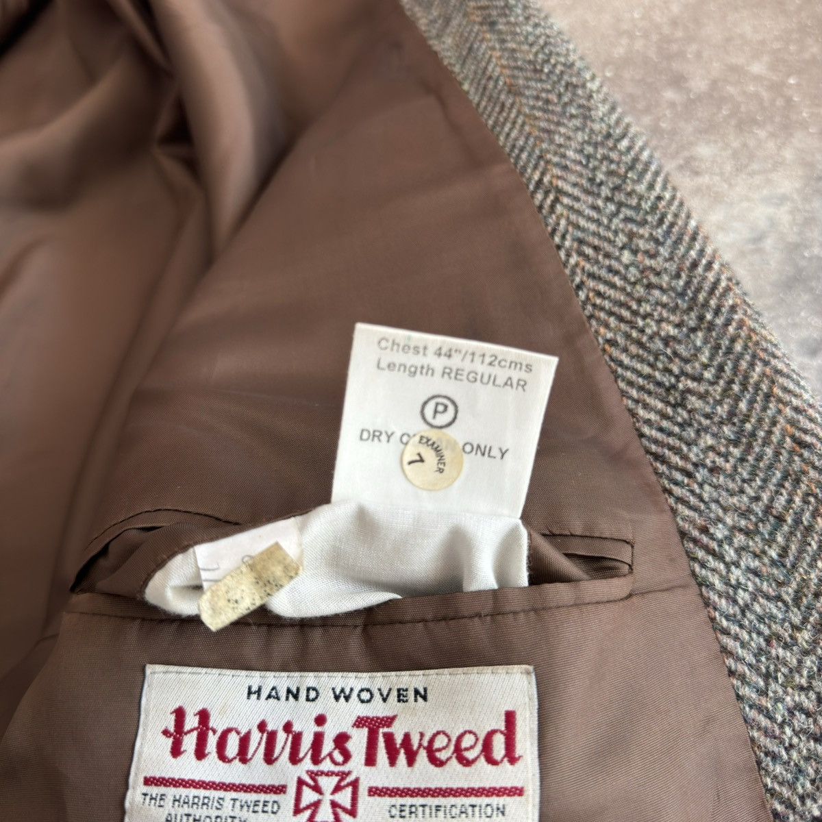 Harris Tweed × Vintage Harris Tweed Vintage Retro Wool Coat Size US L / EU 52-54 / 3 - 15 Thumbnail