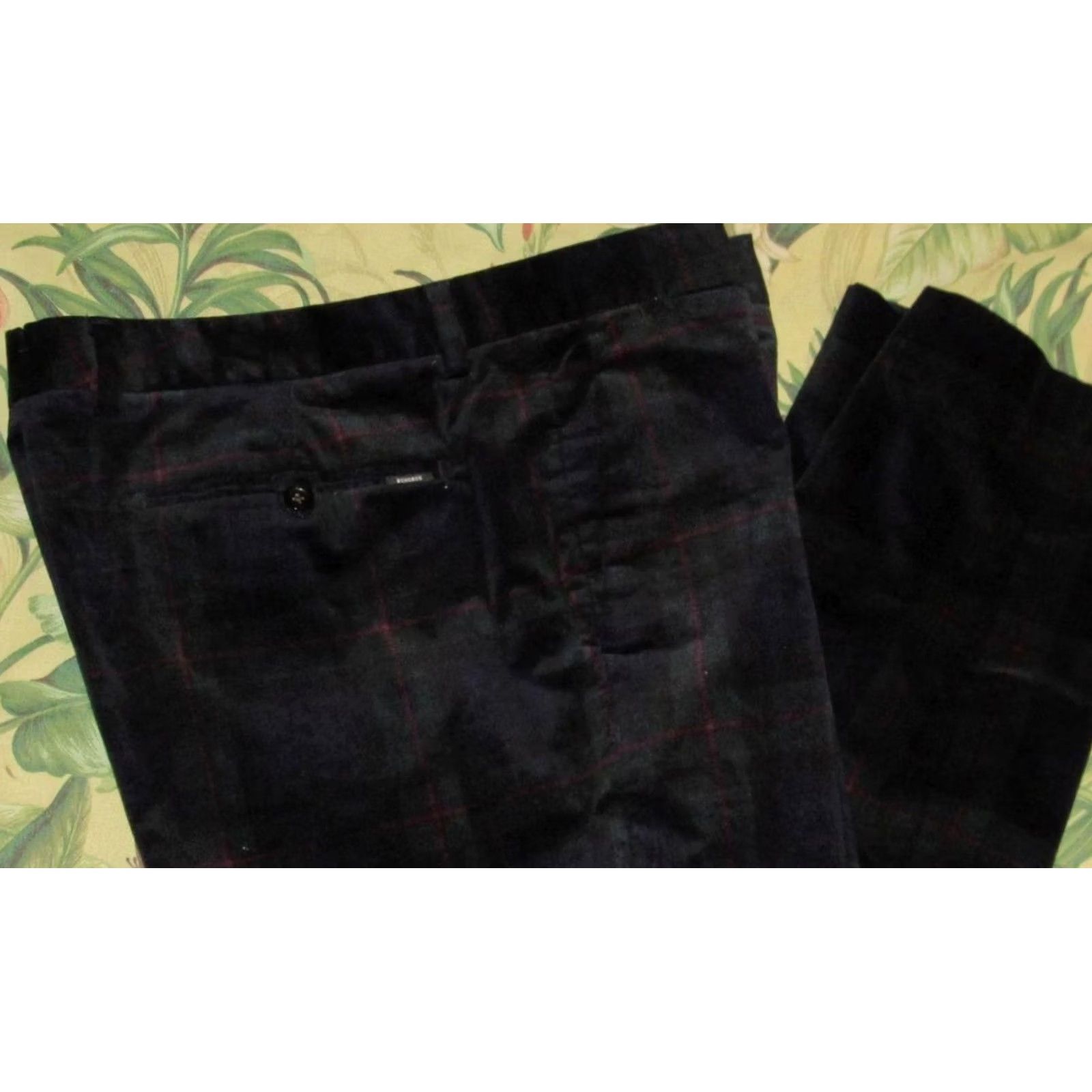 Bonobos BONOBOS Dress Pants Tartan Velvet SlIM 38 x 30 Dress Pants Mens Slim 38x30 Multicolor Size US 38 / EU 54 - 2 Thumbnail