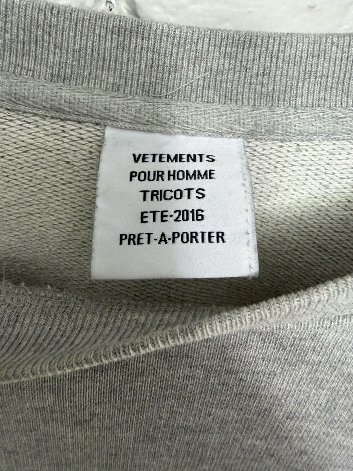Vetements Vetements SS16 Champion parody crewneck Size US XXL / EU 58 / 5 - 5 Thumbnail