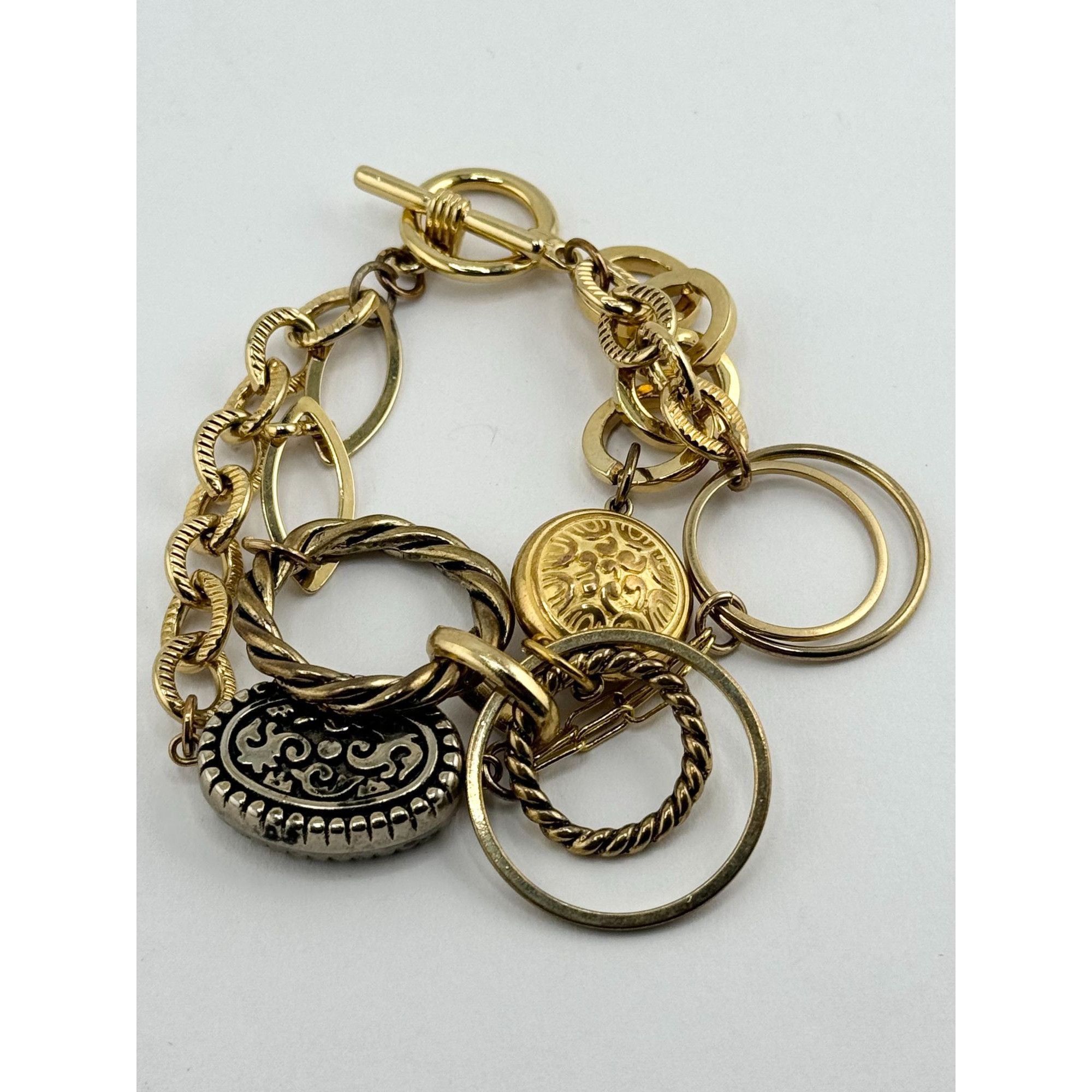 Vintage Vintage multi chain bracelet Size ONE SIZE - 3 Thumbnail