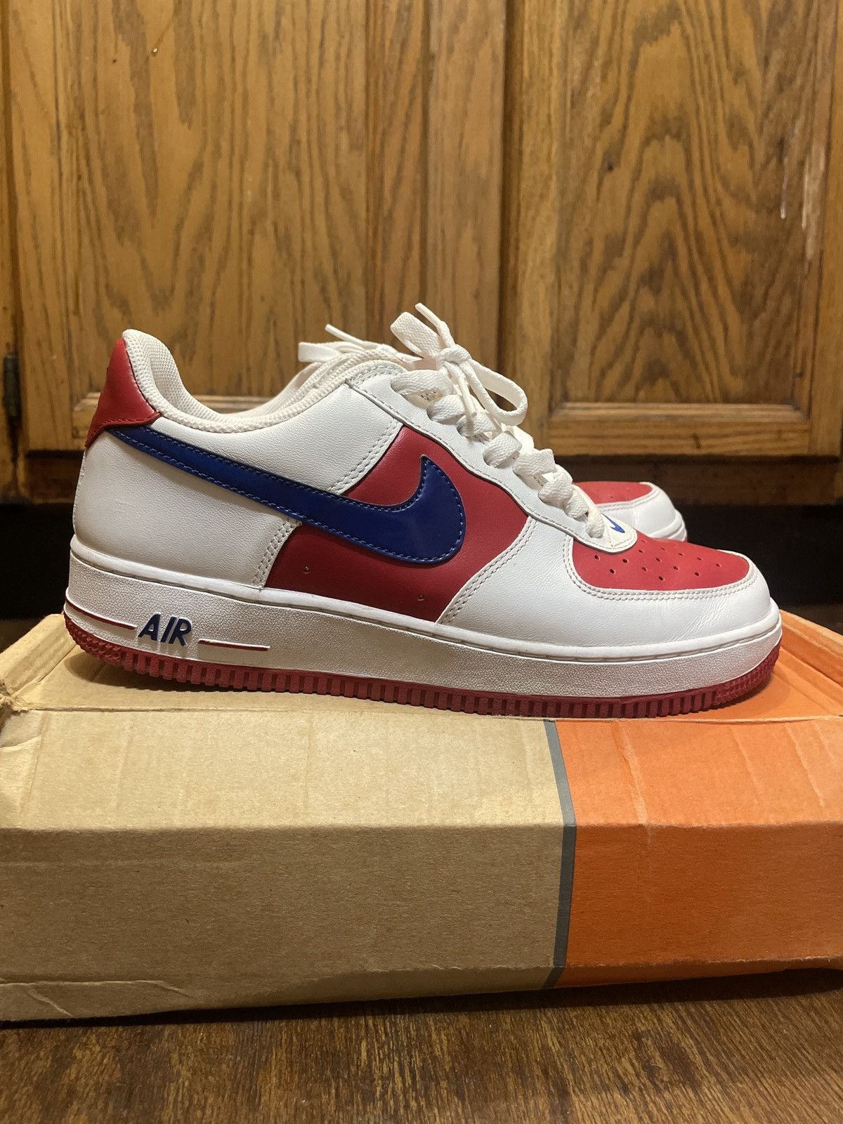 Nike × Vintage Nike WMNS Air Force 1 2004 Independence Day Size US 8.5 / EU 41-42 - 3 Thumbnail