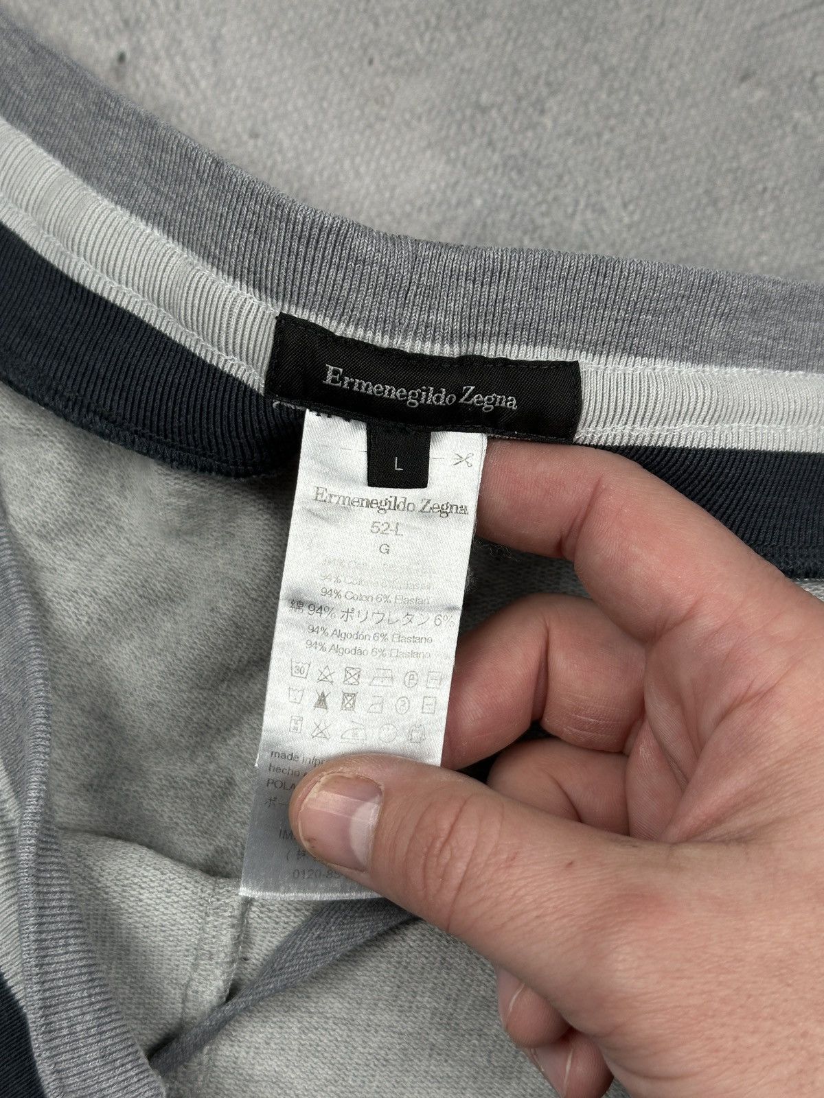 Ermenegildo Zegna Ermenegildo Zegna Luxury Sweatpants Grey Minimalist Lounge Size US 34 / EU 50 - 8 Thumbnail