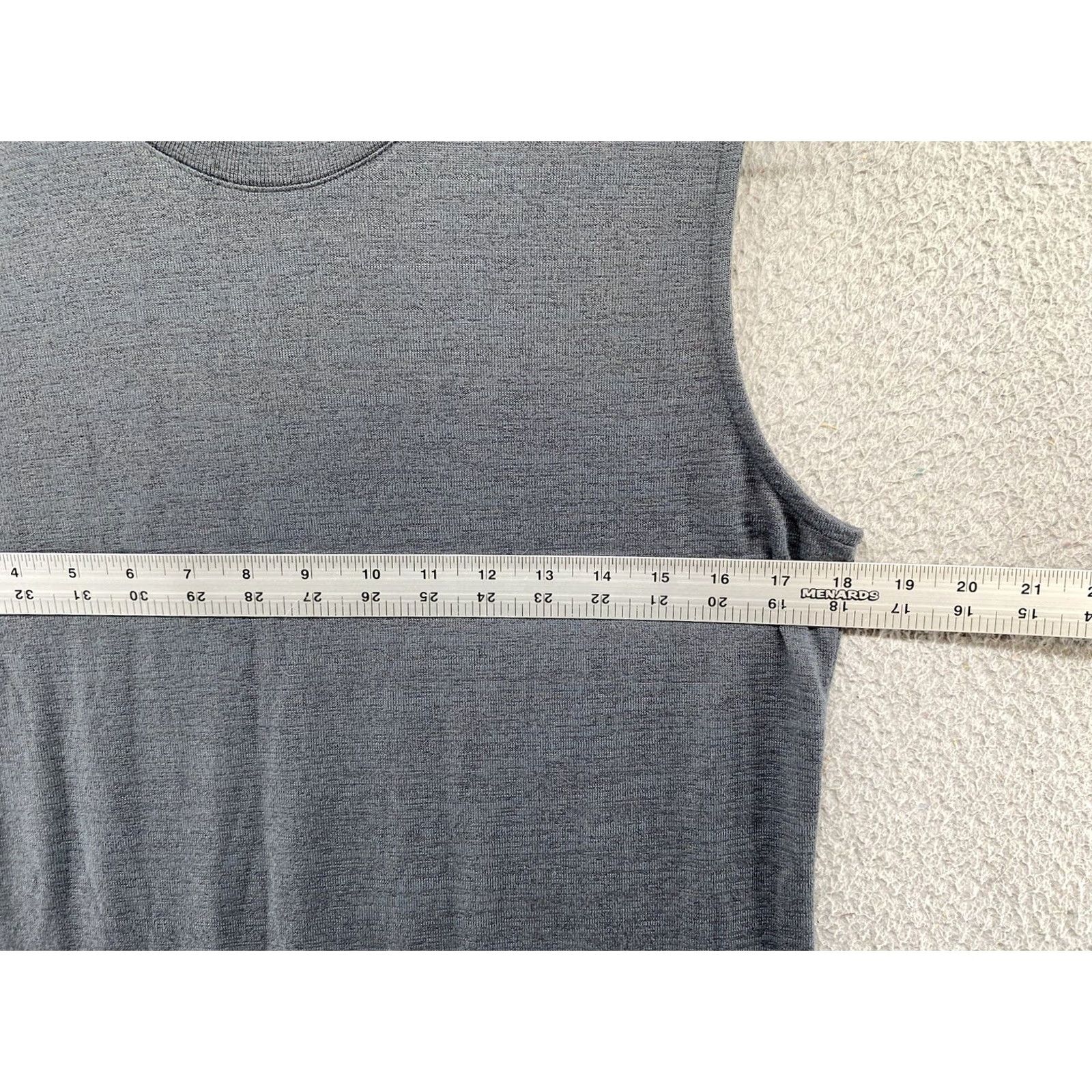Vintage Prologue Women’s Sleeveless Tank Long Knit Double Side Slit Gray Dress M Size M / US 6-8 / IT 42-44 - 4 Thumbnail