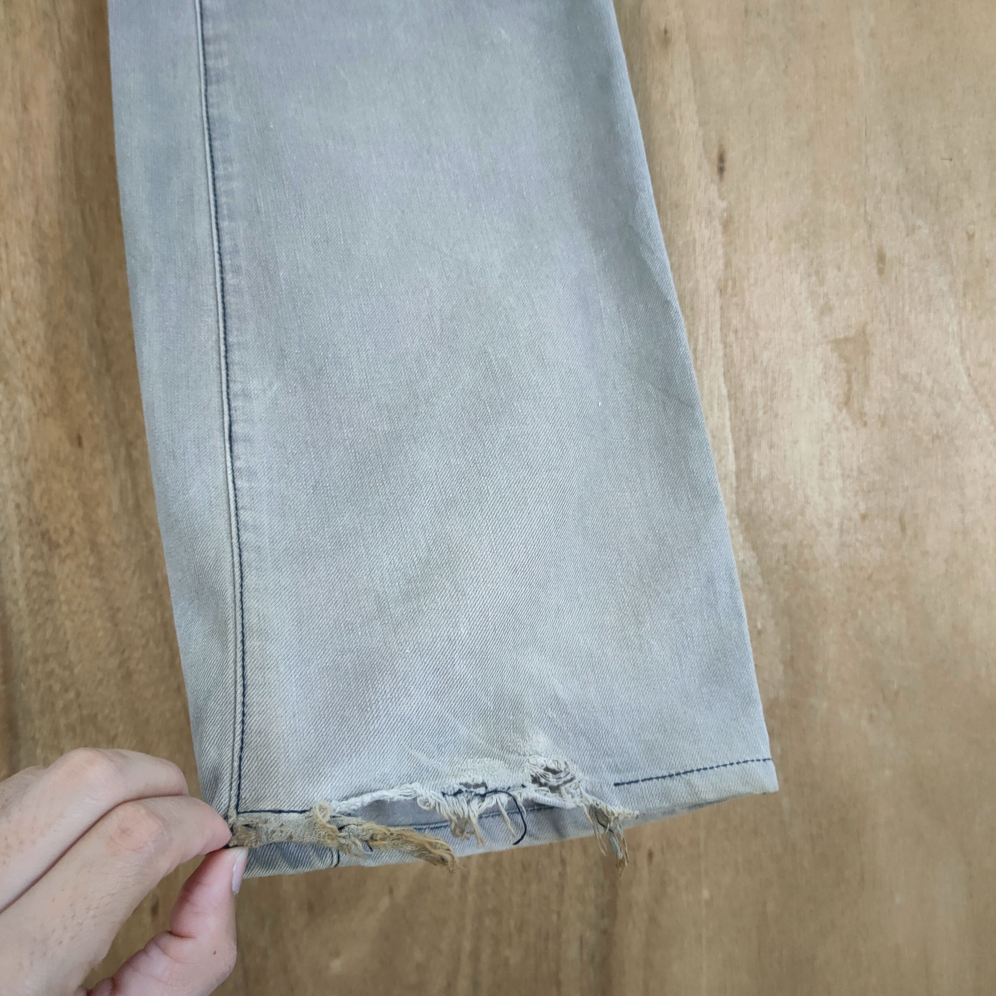 Japanese Brand × StraightFaded × Vintage VINTAGE JAPANESE STRAIGHT FADED RUSTY PANTS Size US 34 / EU 50 - 4 Thumbnail