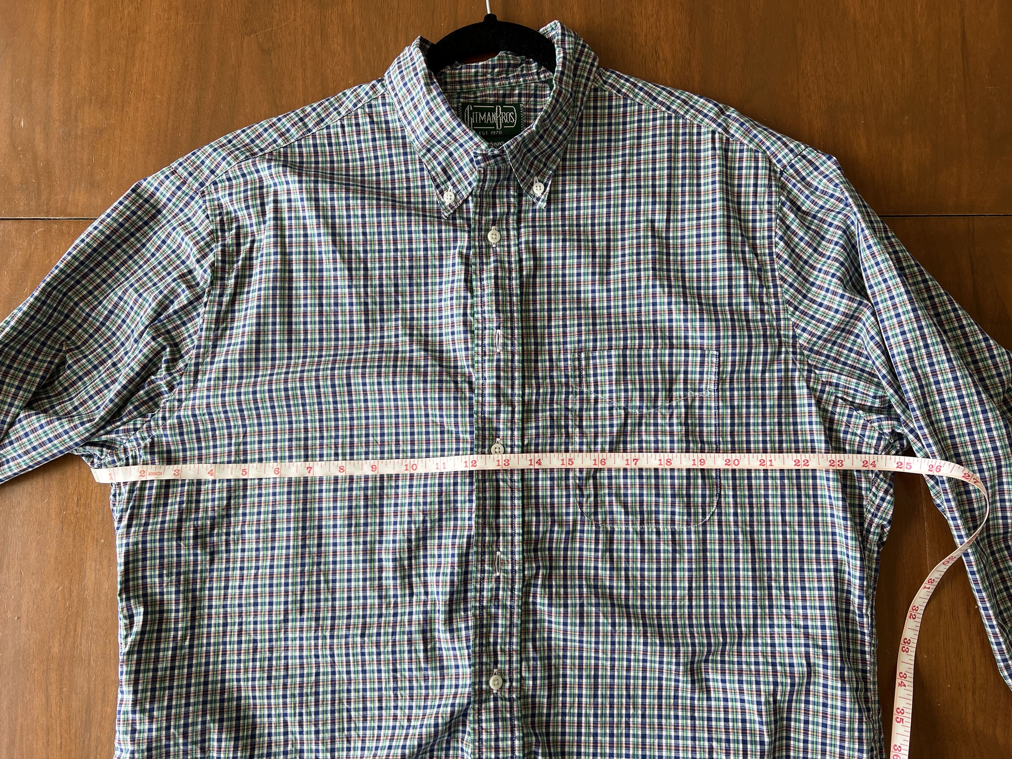 Gitman Bros. Vintage Plaid Button Up Size US XL / EU 56 / 4 - 5 Thumbnail